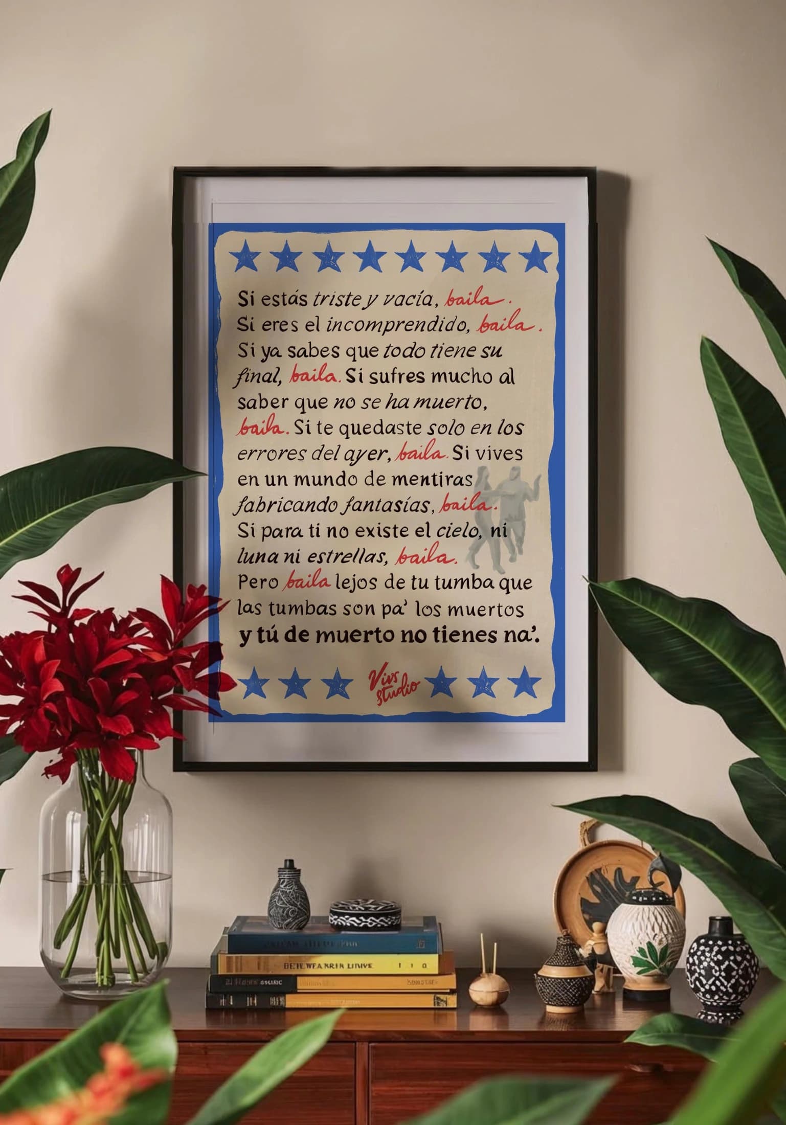 Póster Si estás triste Clásico - imagen 1