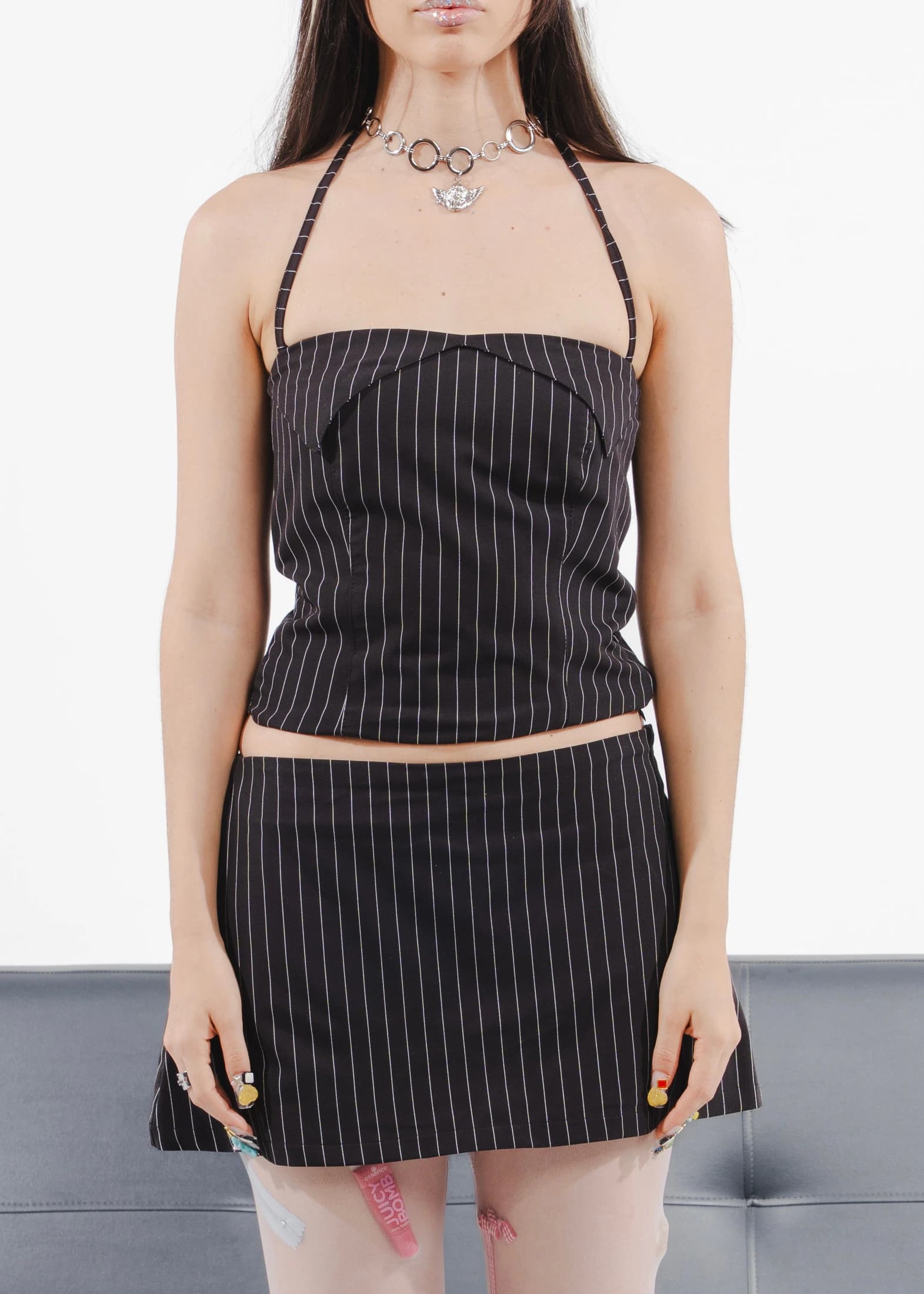HAZY MINI SKIRT NEGRA - imagen 3