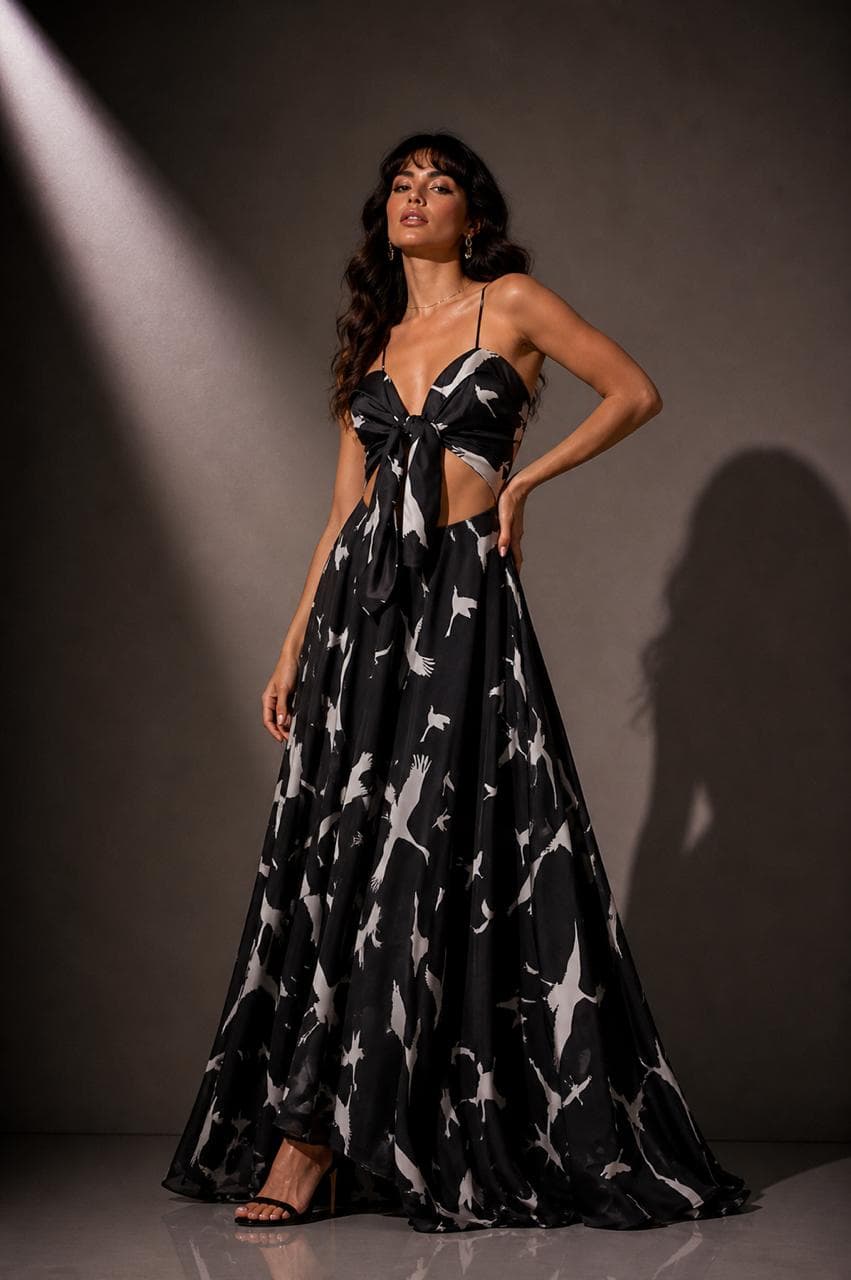 Vestido Gil Gaviotas Negras - imagen 3