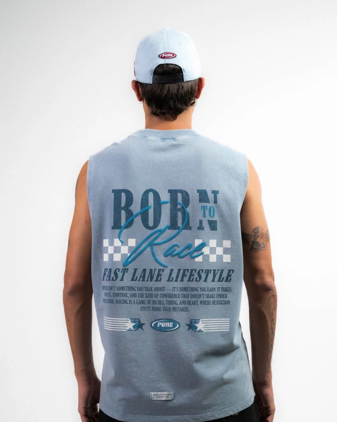 OVERDRIVE WASHED BLUE TANK TOP - imagen 2