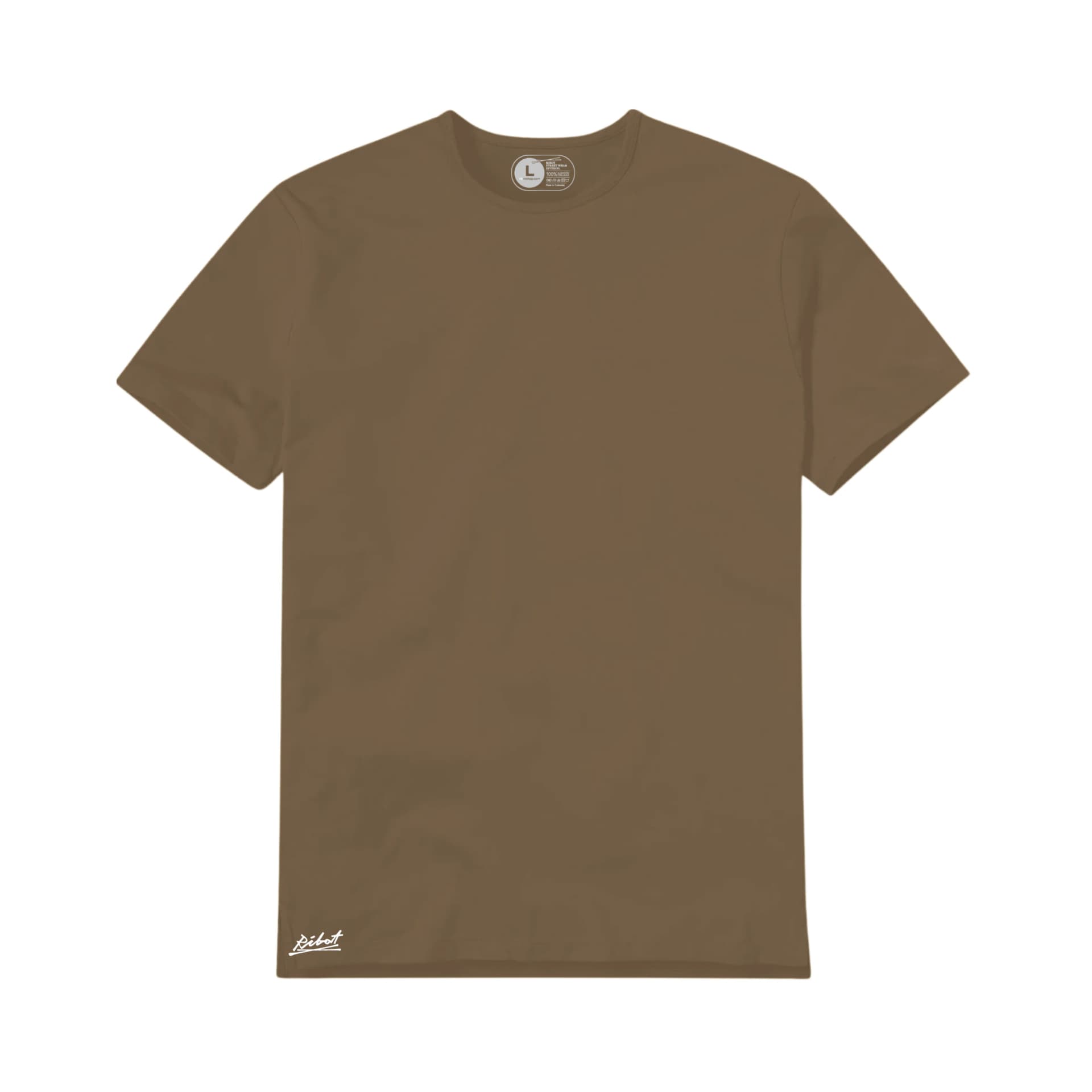 Camiseta Básica Square Café Claro