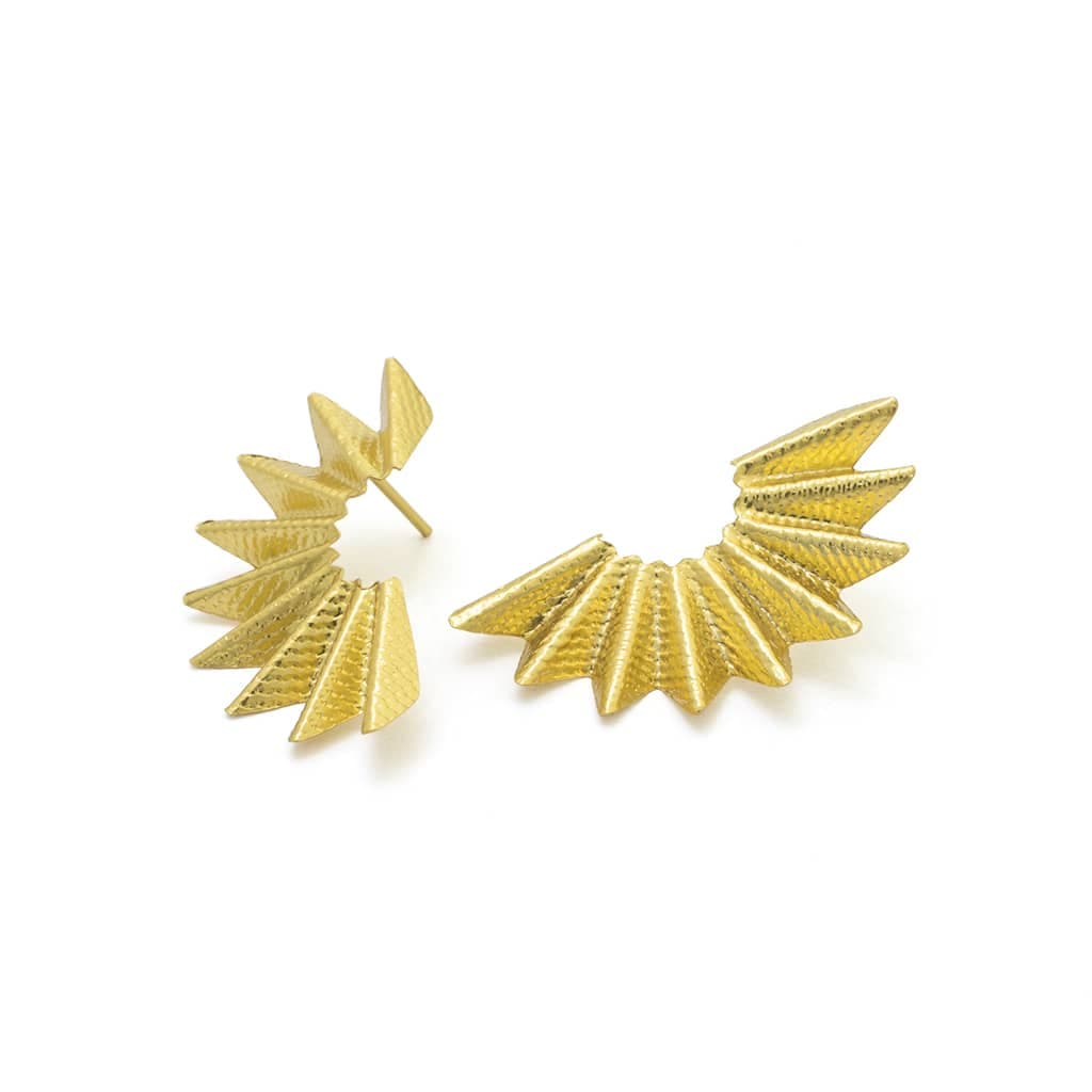 ARETES ABANICOS MEDIA LUNA PEQUEÑOS