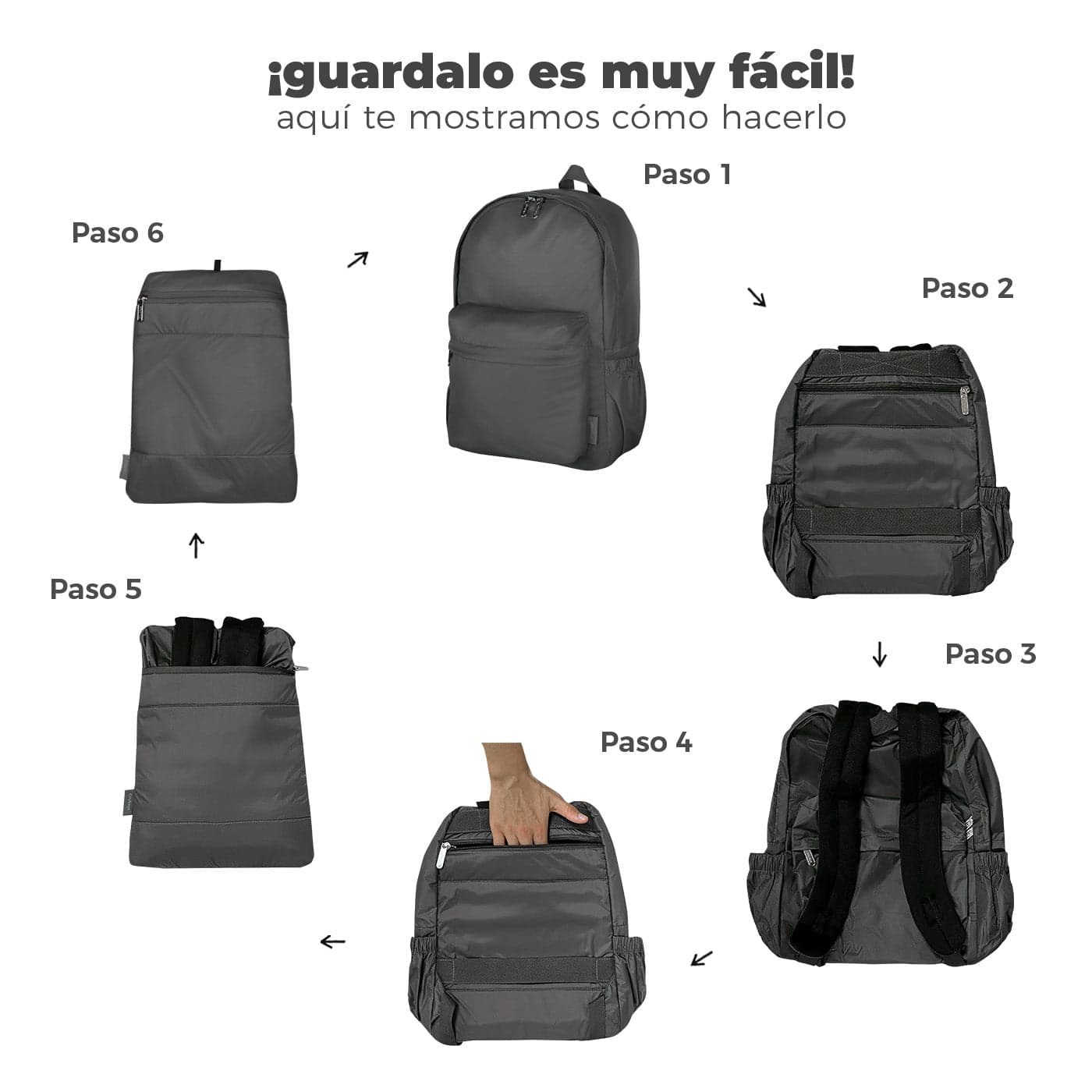 Morral Urbano Citybags Morado Lila - imagen 7