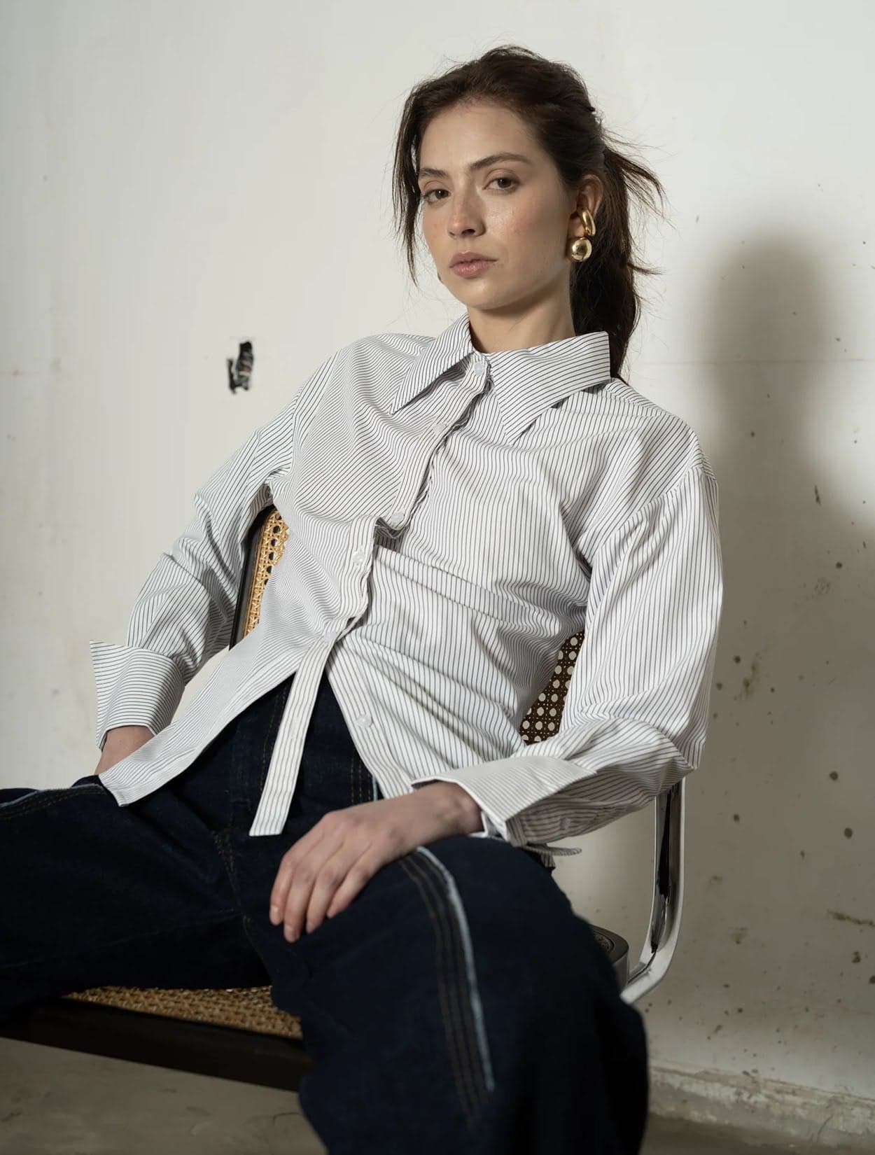 CAMISA RAÍCES RAYAS - imagen 1