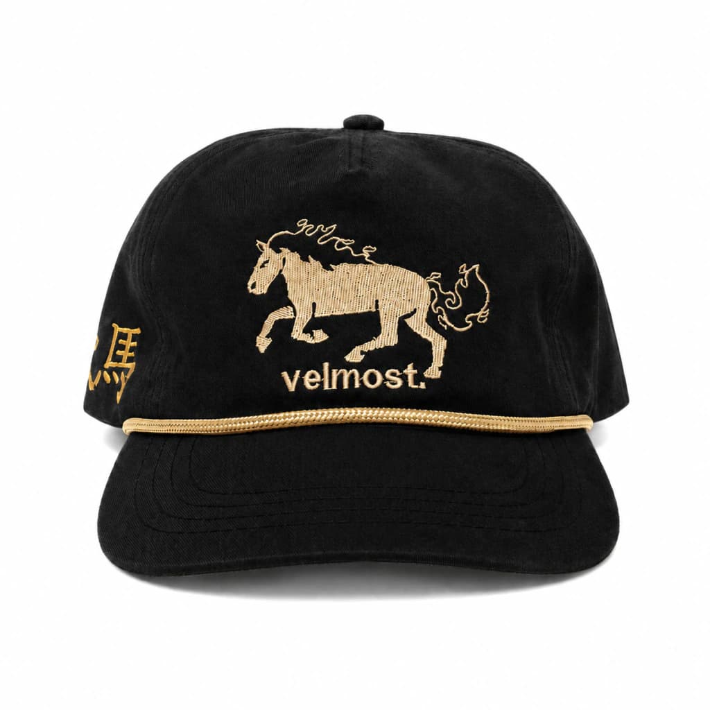 Gorra Caballo de Fuego (negra)