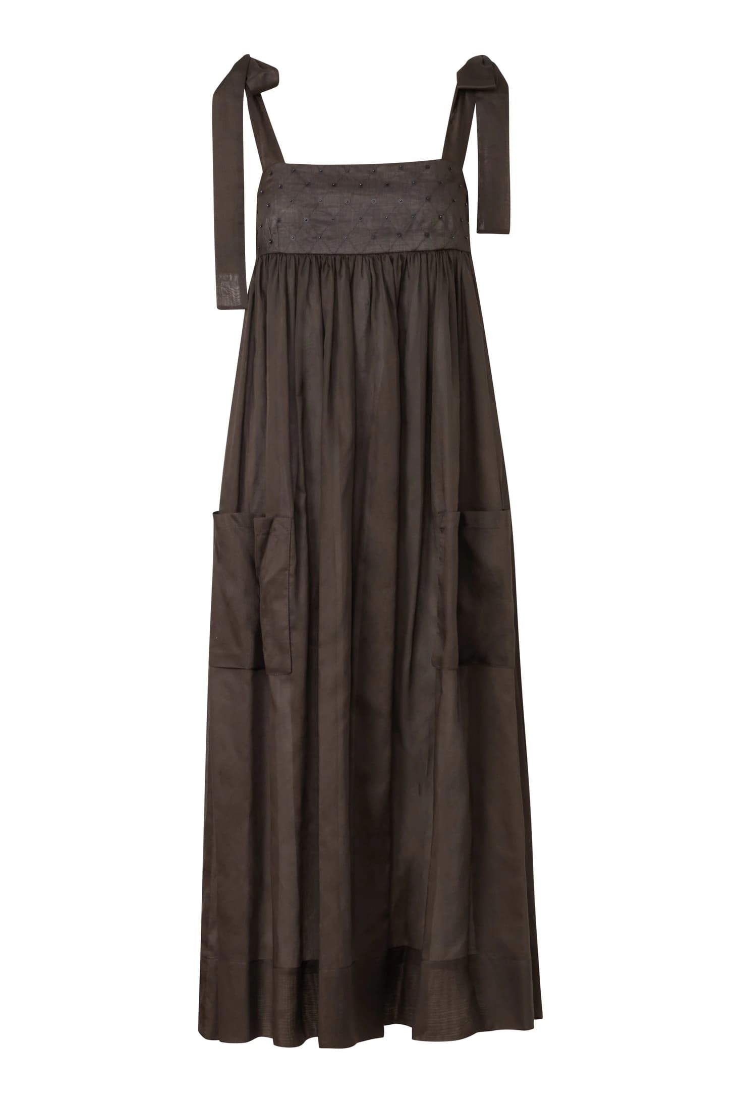 Embroidered Cotton Voile Midi Sundress - imagen 2