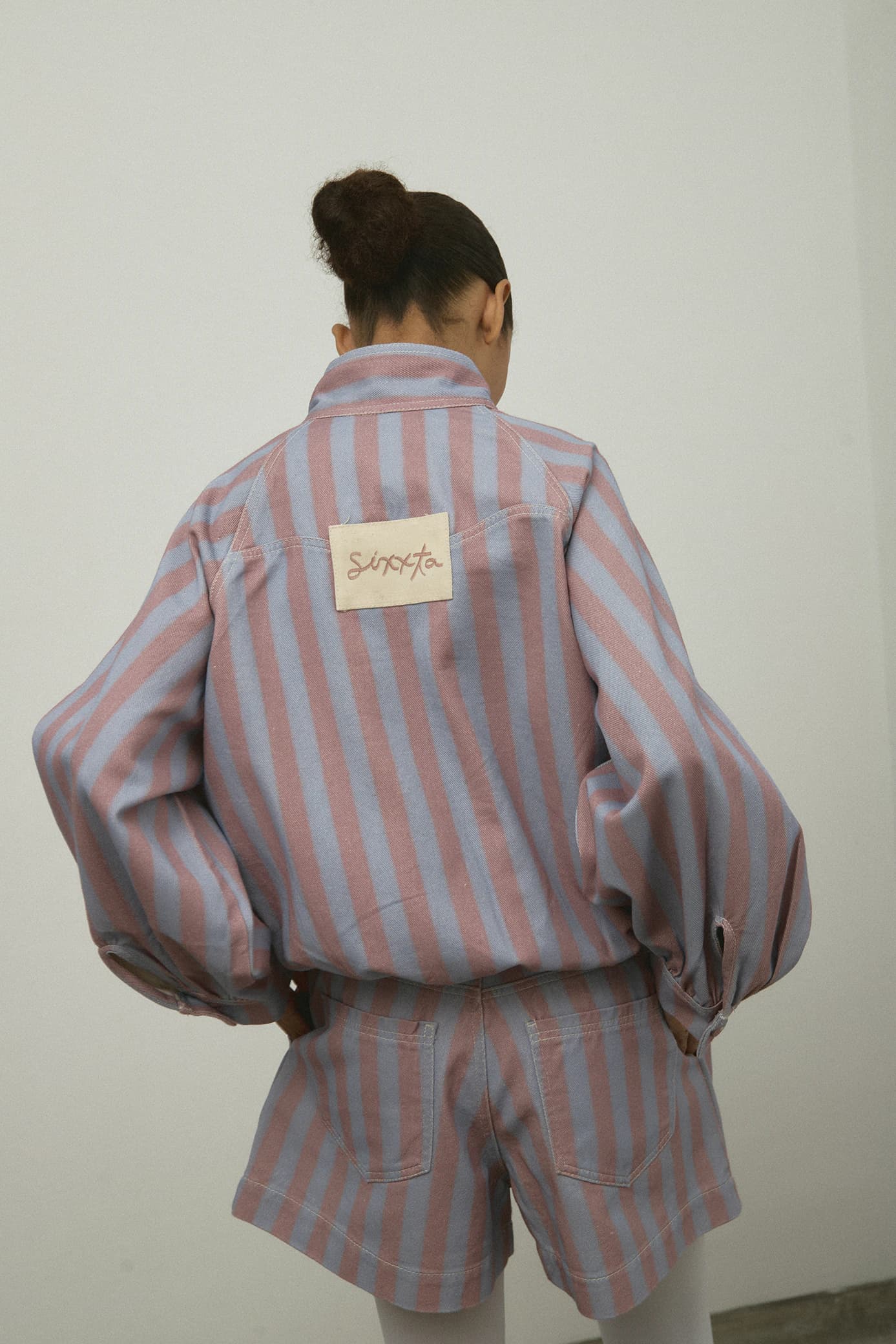 Chaqueta Bomber Cielo Rosa - imagen 5