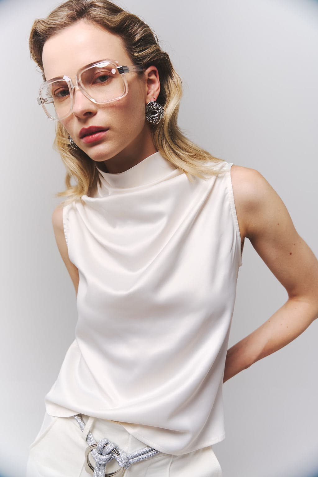 Blusa Giannina marfil