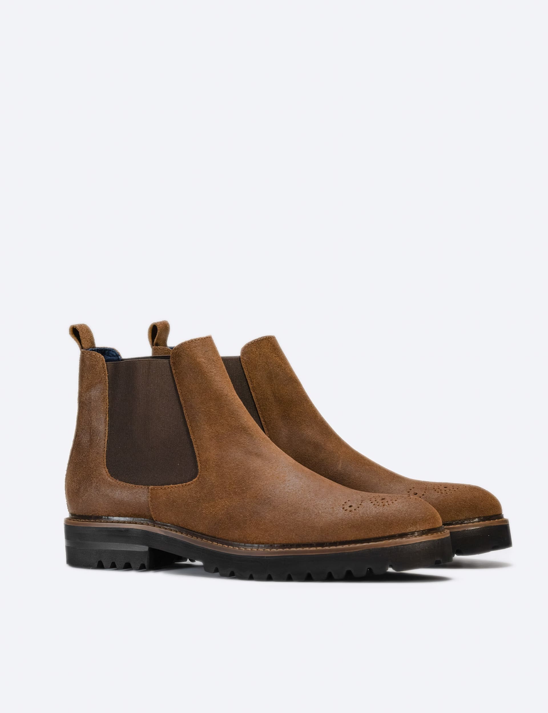 BOTA CHELSEA LONDRES CARNAZA CAFÉ CRAQUELA - imagen 2
