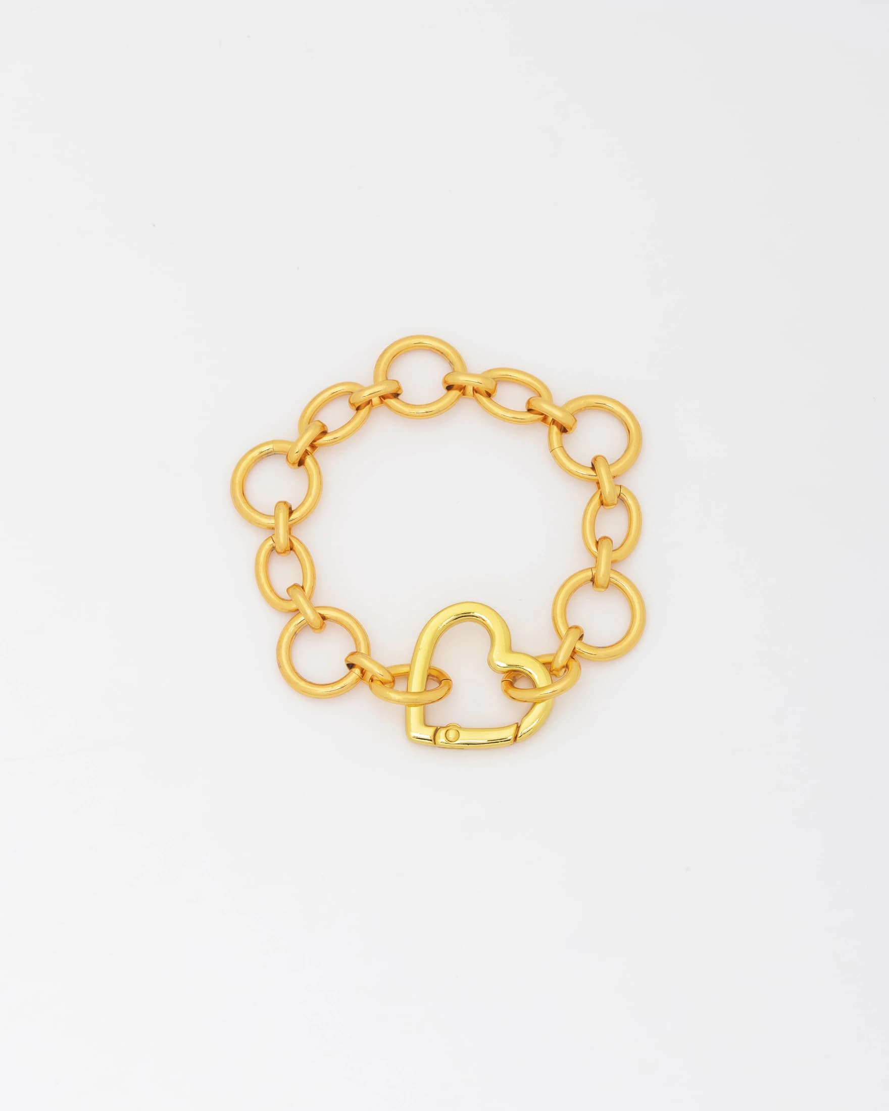 Pulsera Broche Corazón + Aretes - imagen 1