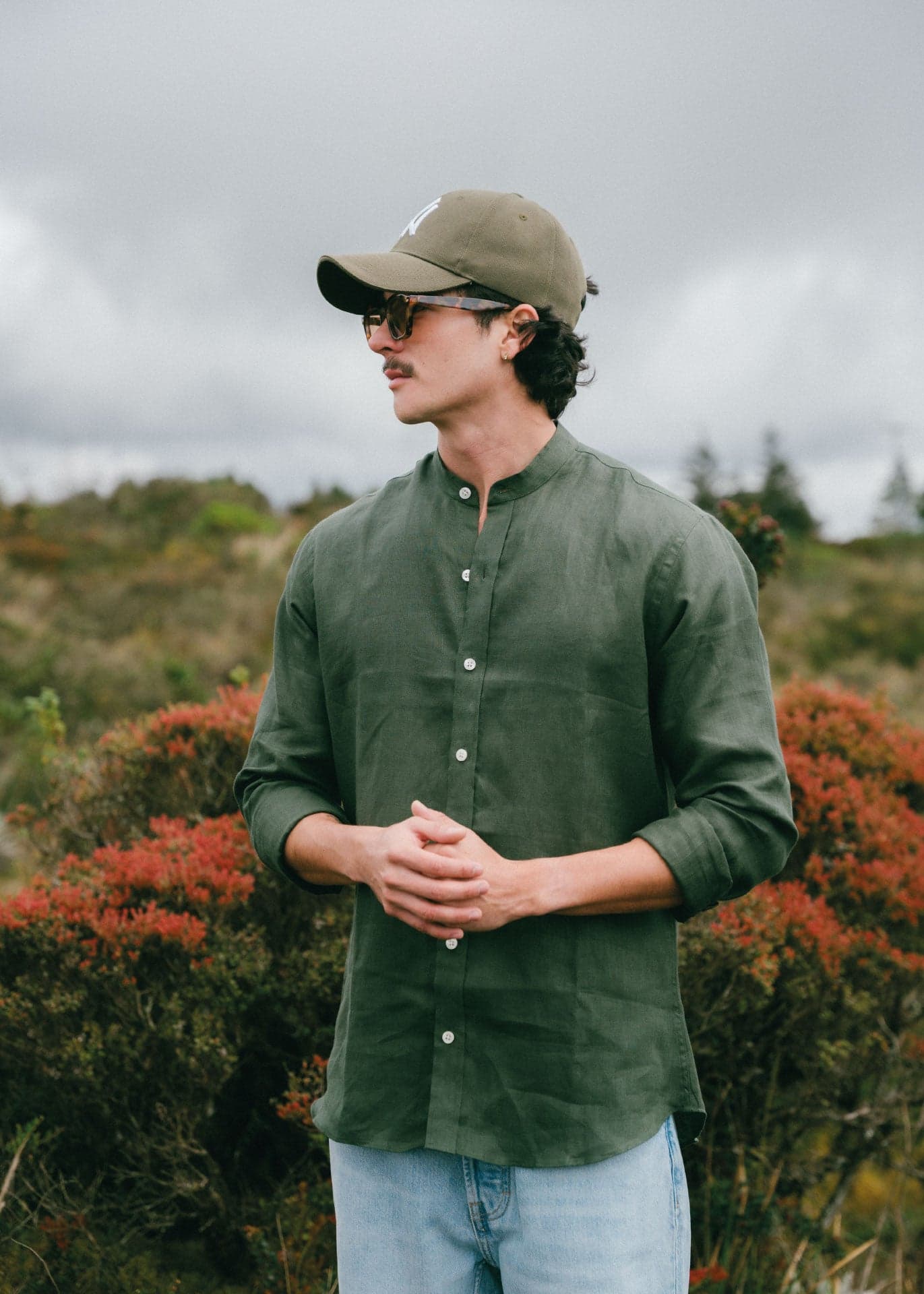 Camisa Córcega Verde