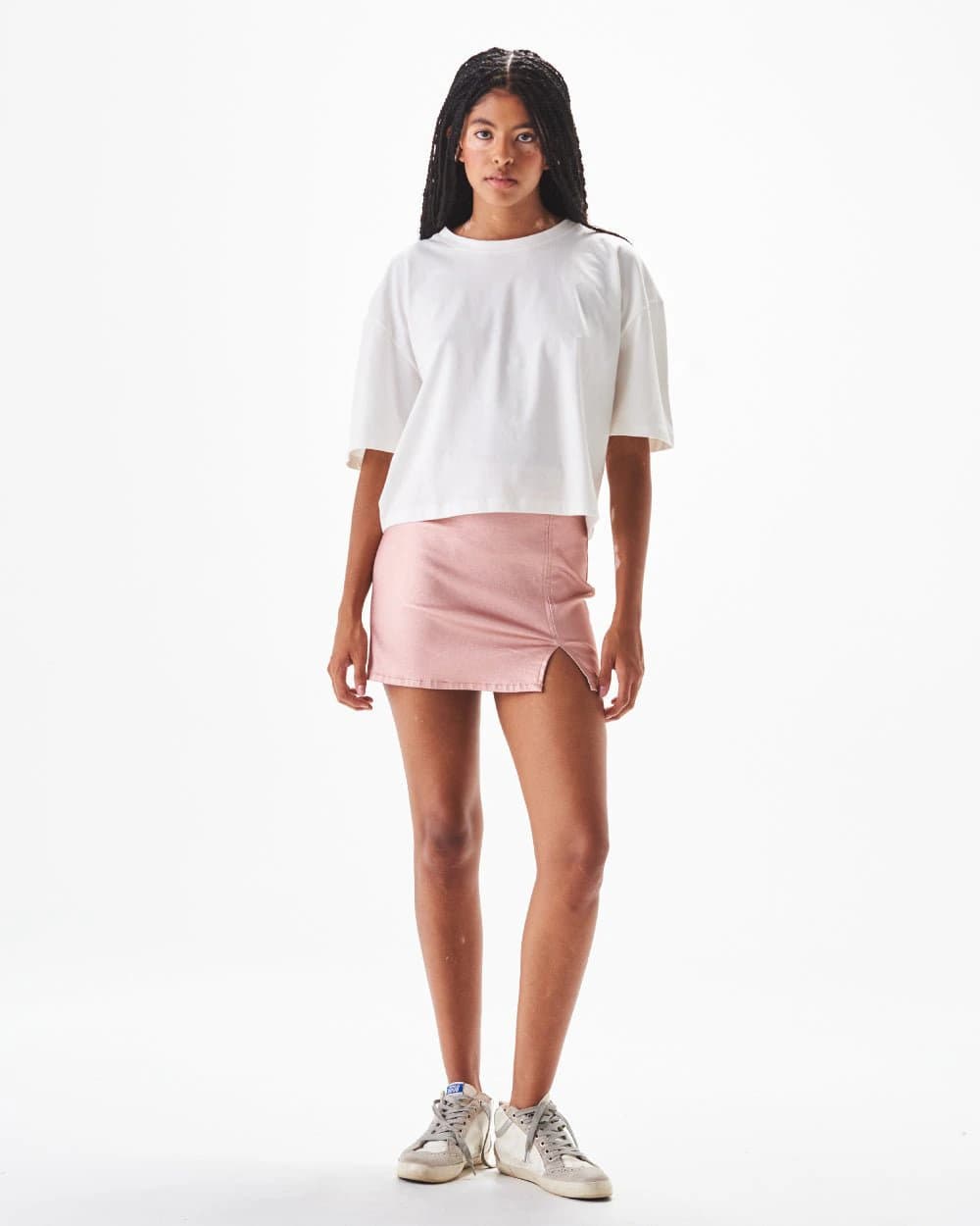 MINI SKIRT METALLIC PINK - imagen 2