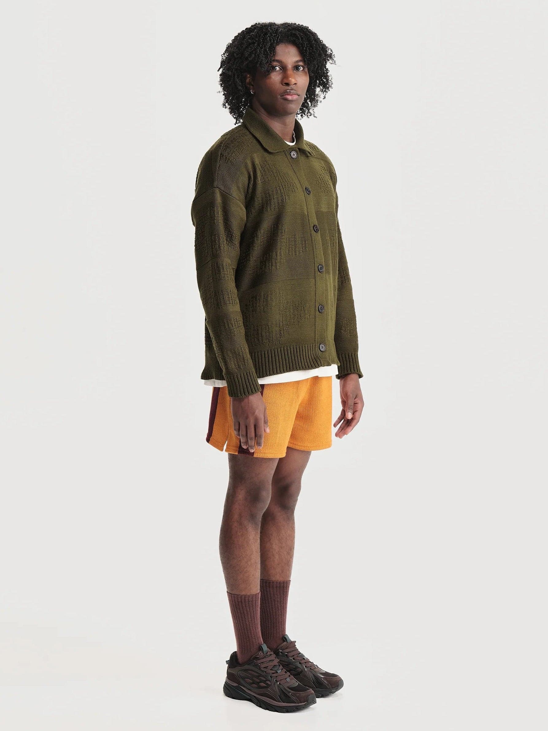 Cardigan Polo Picnic Verde Hombre - imagen 3
