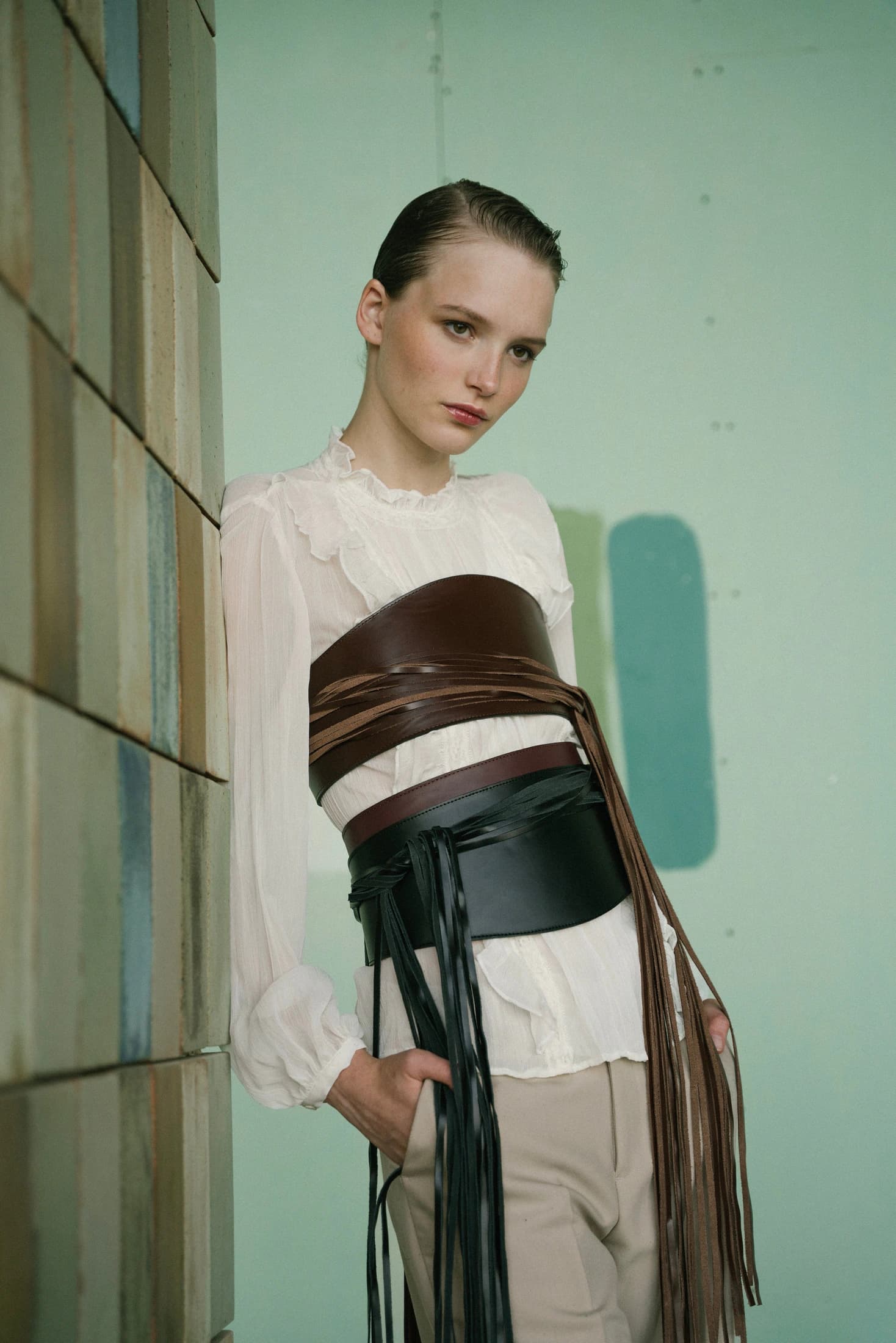 "EL VIENTO" BELT VINO - imagen 5