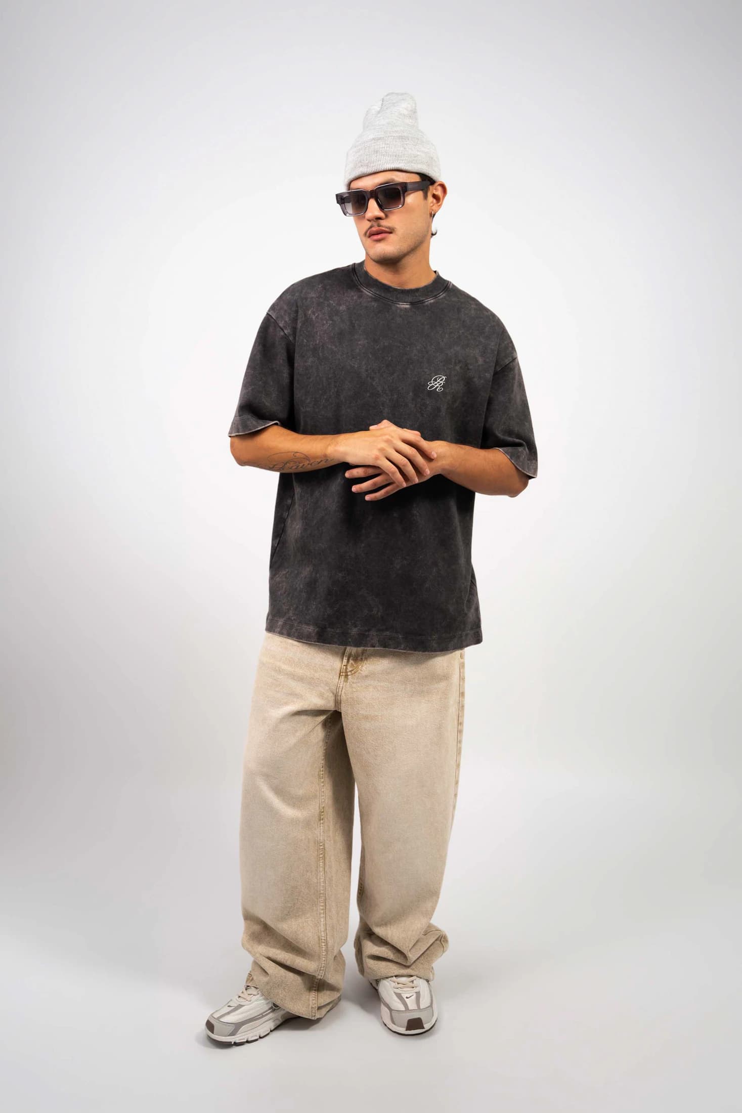 Washed Black Logo T-Shirt - imagen 3