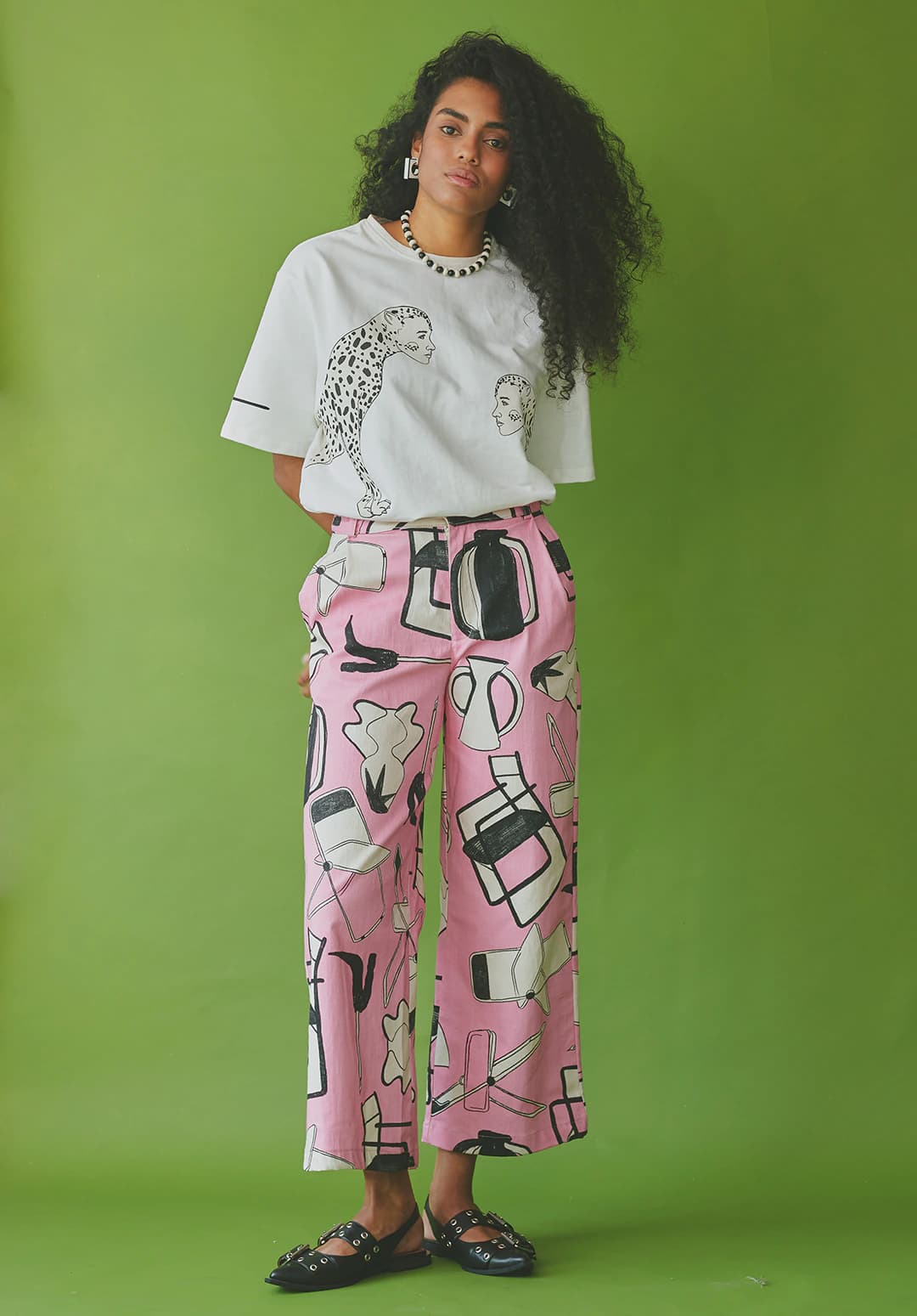 Pantalón Simona Rosa - imagen 2