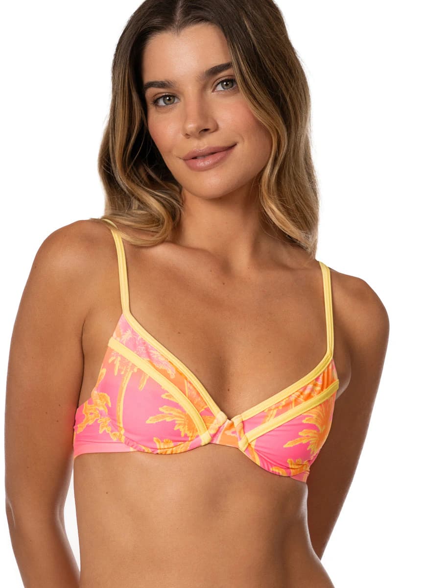Maaji Dreamy Tropic Dainty Unmolded Underwire Bikini Top - imagen 2
