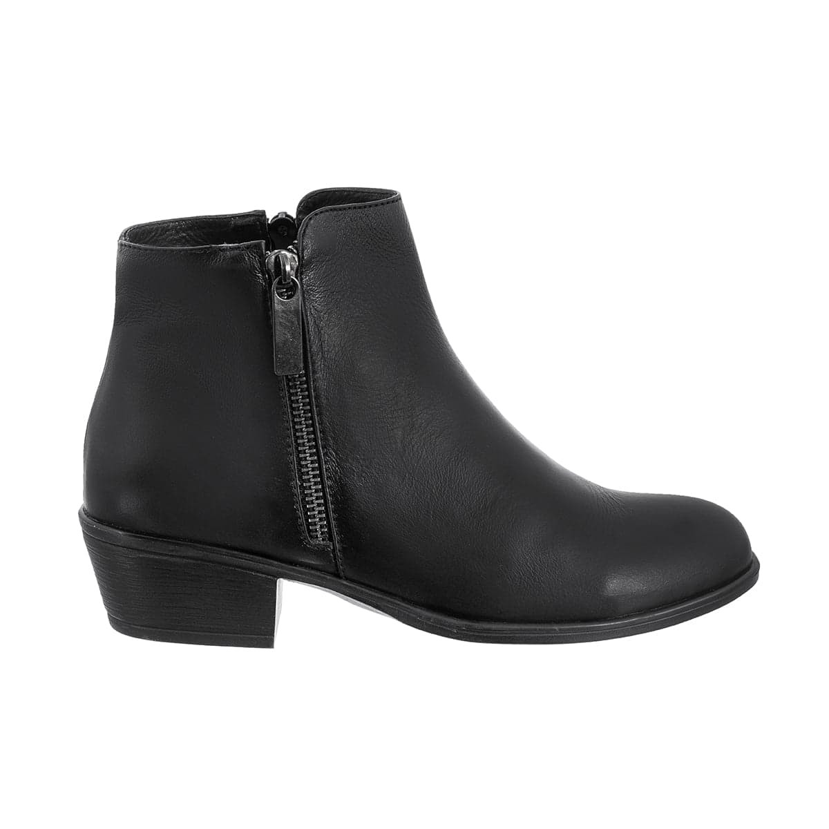 Botas Cremallera Cata Mujer Cuero Negro - imagen 4