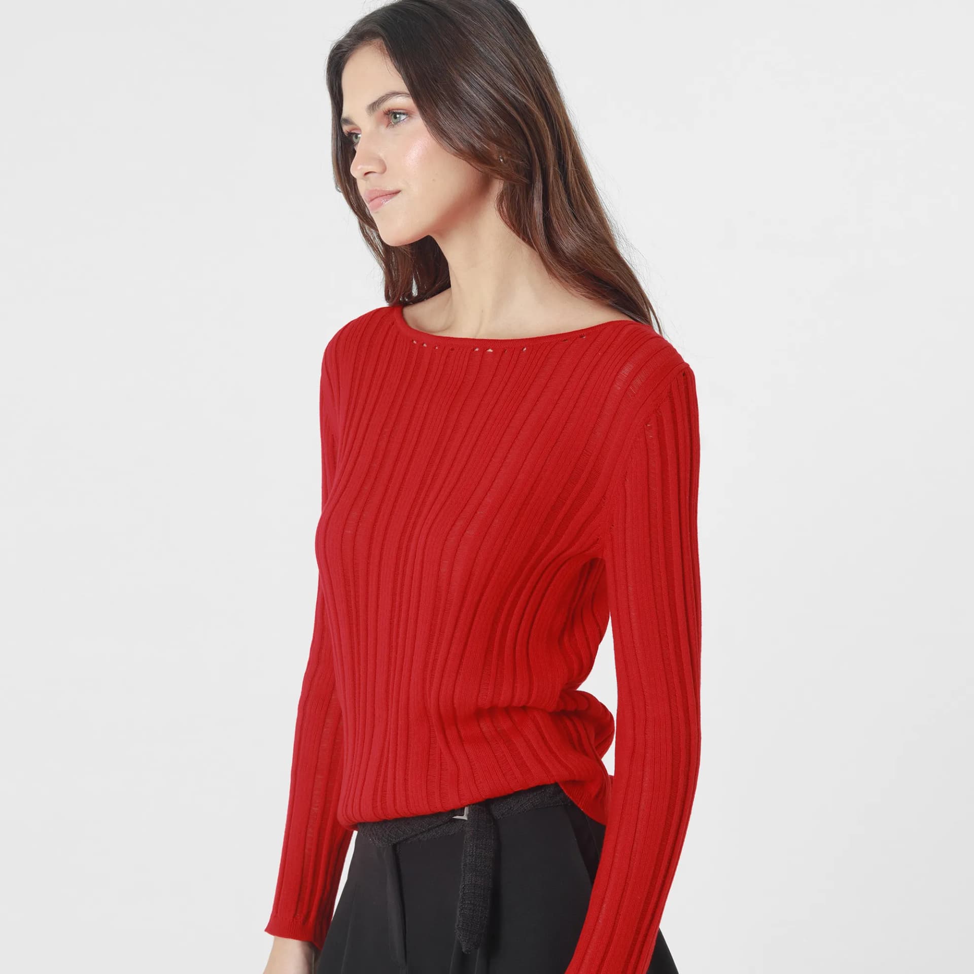 Sweater Cuello Redondo Manga Larga - imagen 1