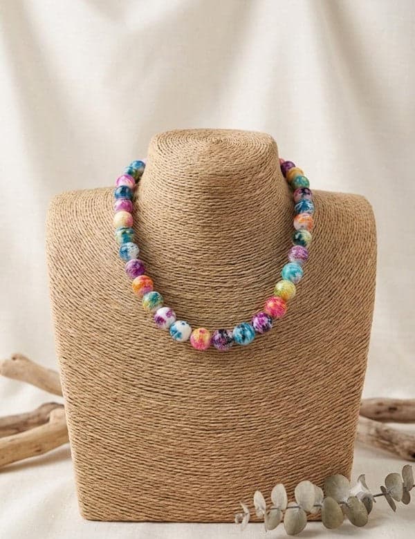 Collar Bolas Mediano Multicolor