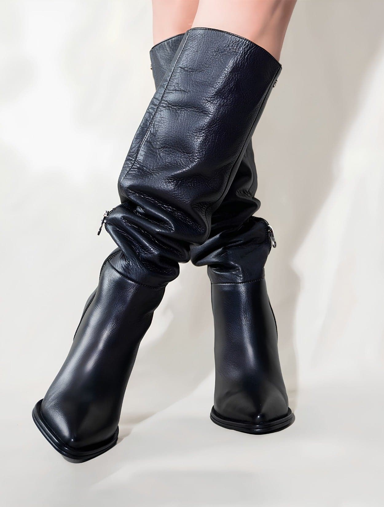BOTA CRYSTAL ALTA NEGRO - imagen 2