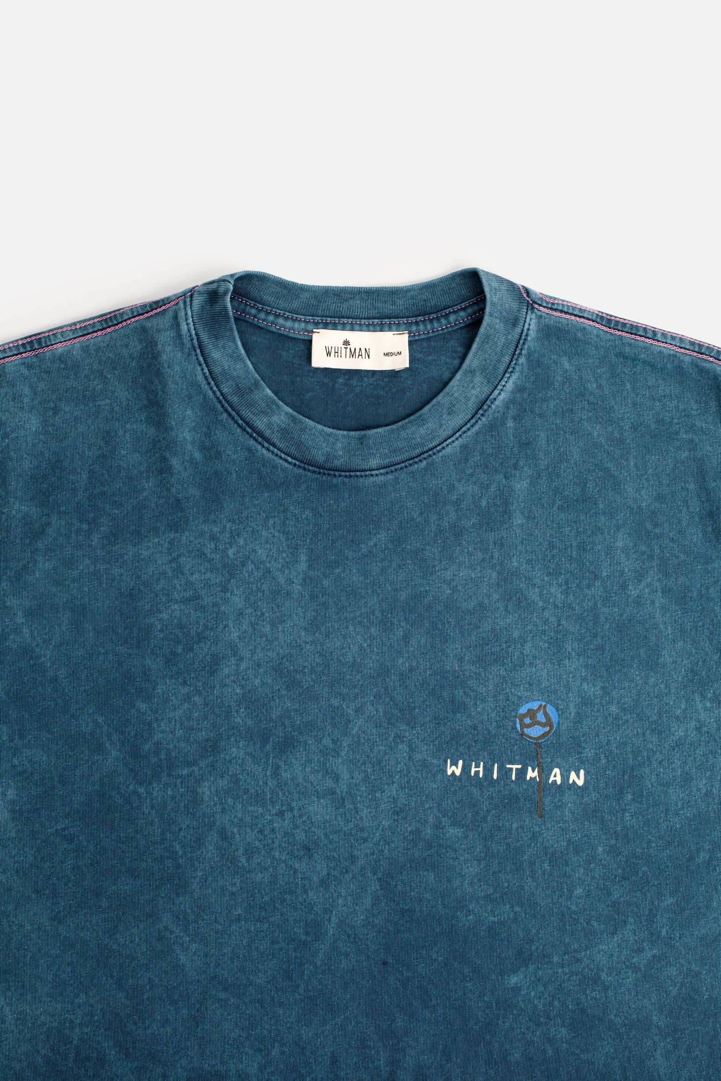 Camiseta H Botánico Azul Estampada - imagen 2