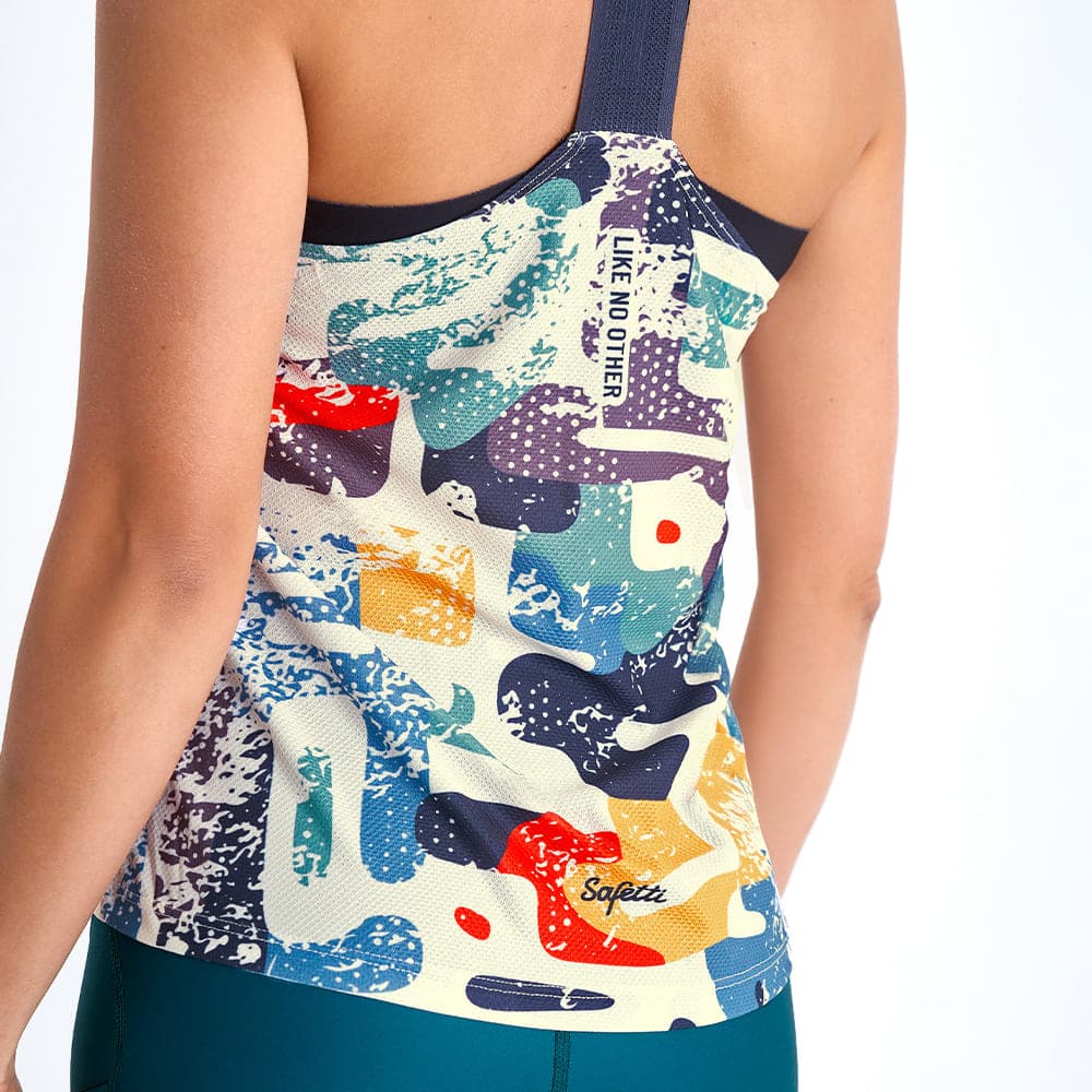 CAMISETA RUNNING MANGA SISA ROCART WHITE PARA MUJER - imagen 4