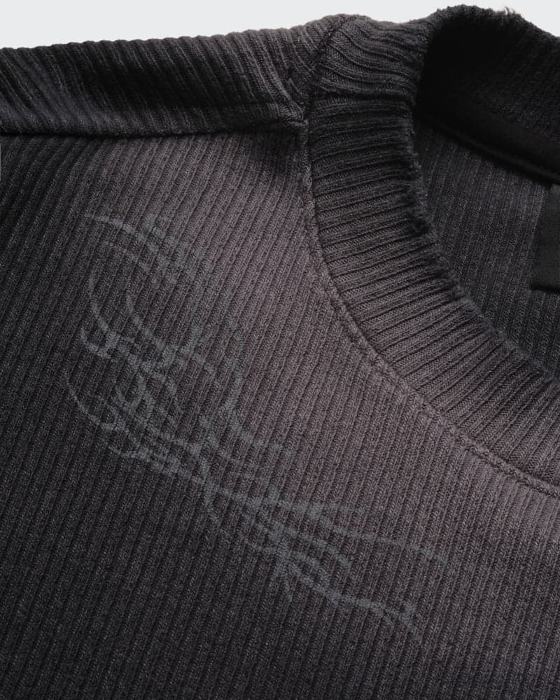 Camiseta Gris Lavada Oversize Stand - imagen 4