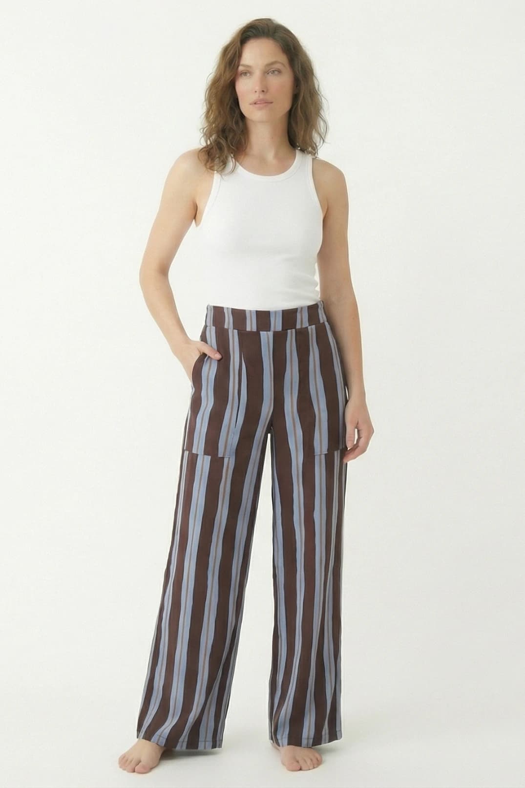 Pantalon Igua Rayas Cafe - imagen 6