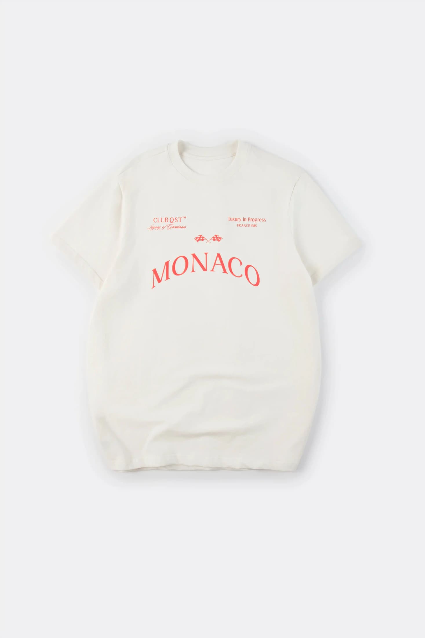 CAMISETA ESPECIAL ESTAMPADO LOCALIZADO COLOR IVORY