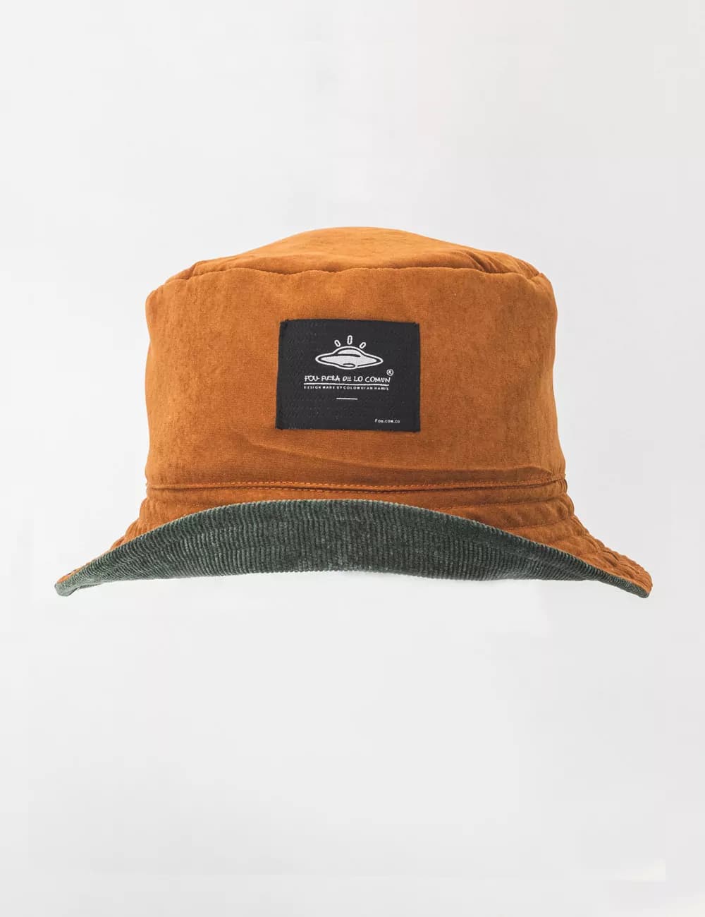 Fisher Hat duplex Mostaza + Chocolate Unisex - imagen 3