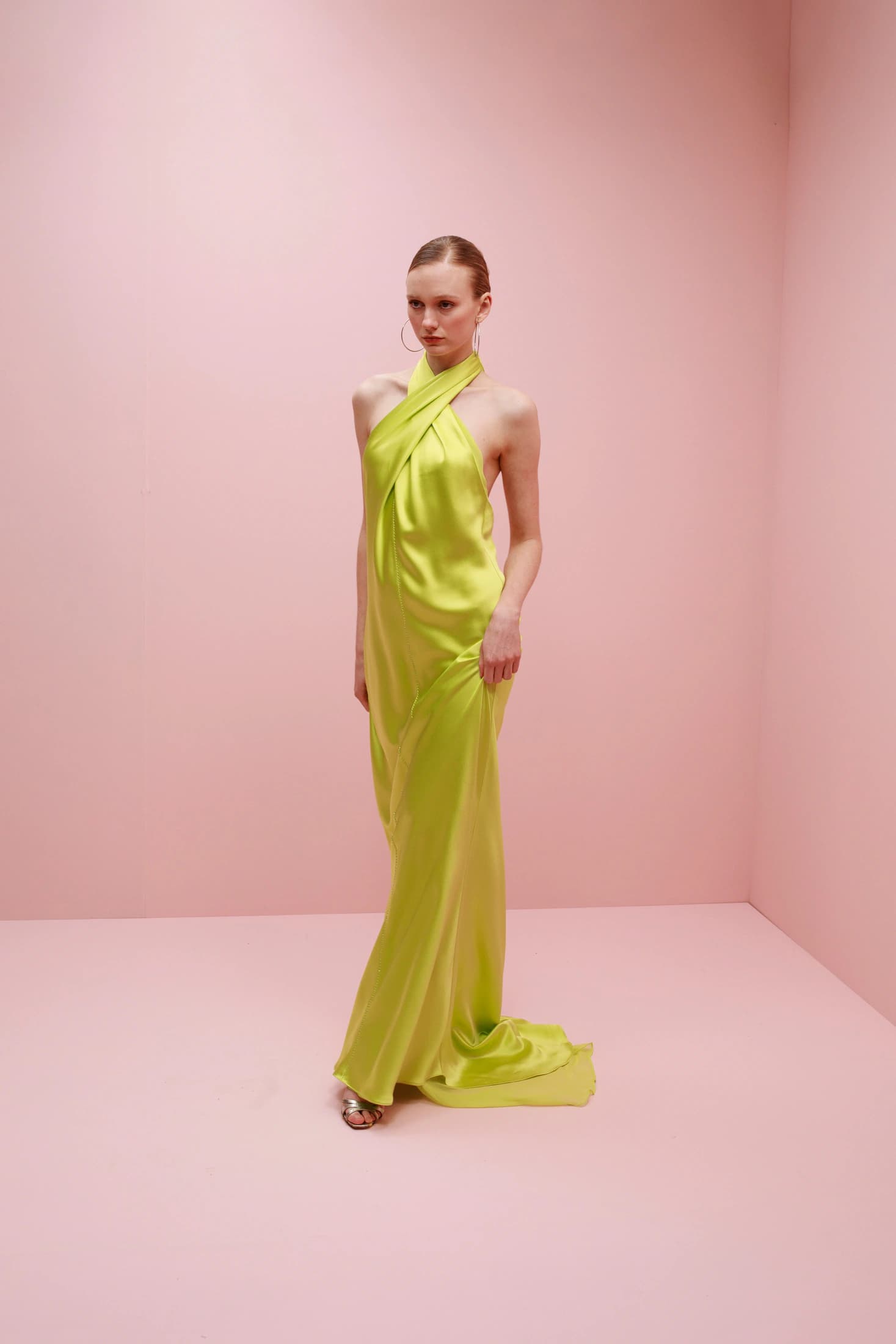Olivia Embroidered Silk Dress - imagen 2