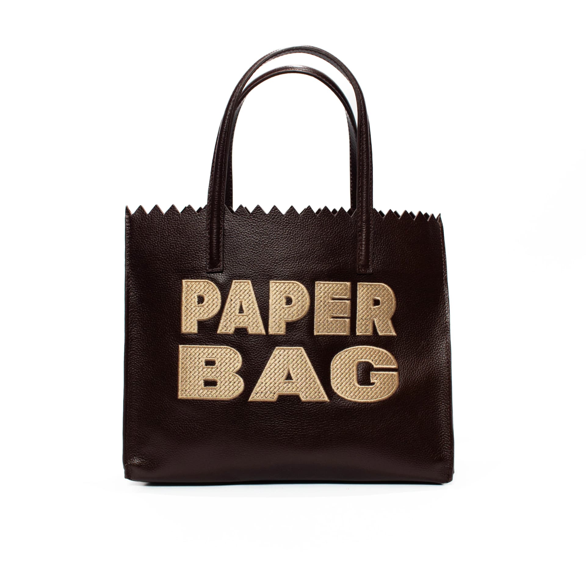 Paper Bag Shorts chocolate x beige - imagen 1
