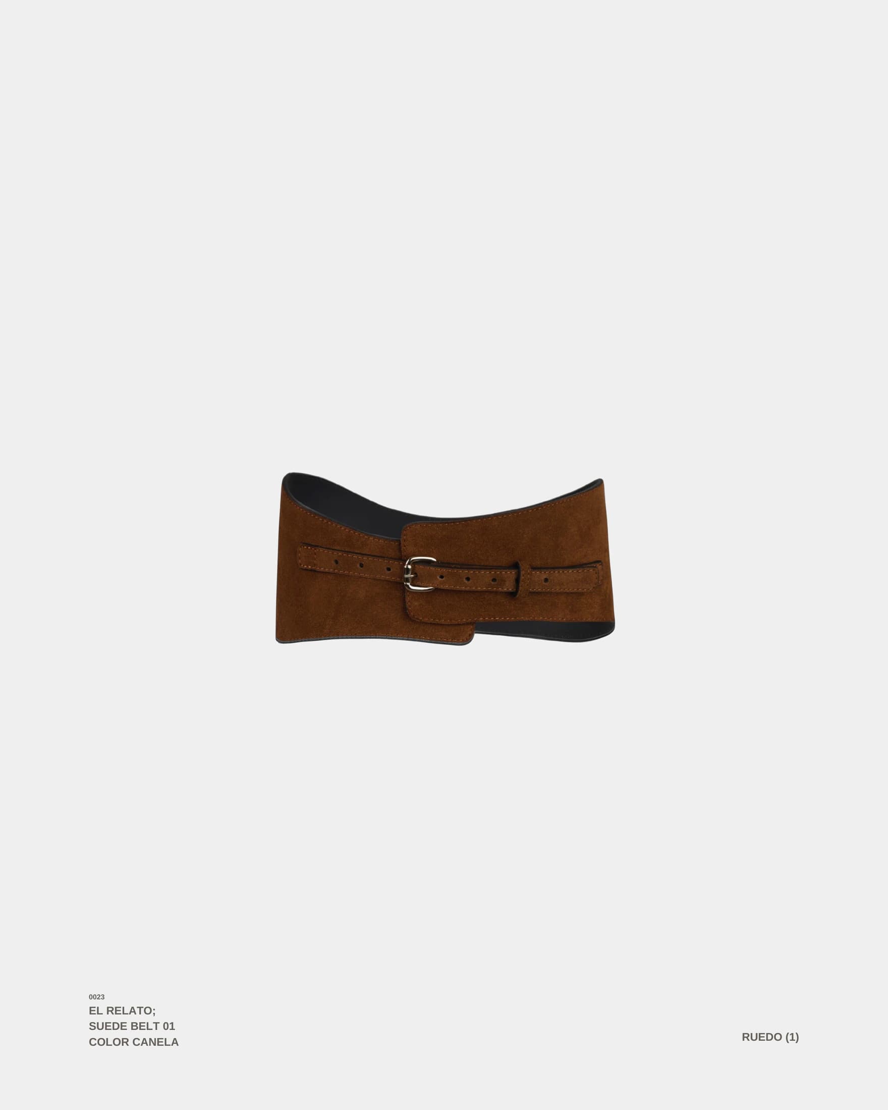 "EL RELATO" BELT CANELA - imagen 1