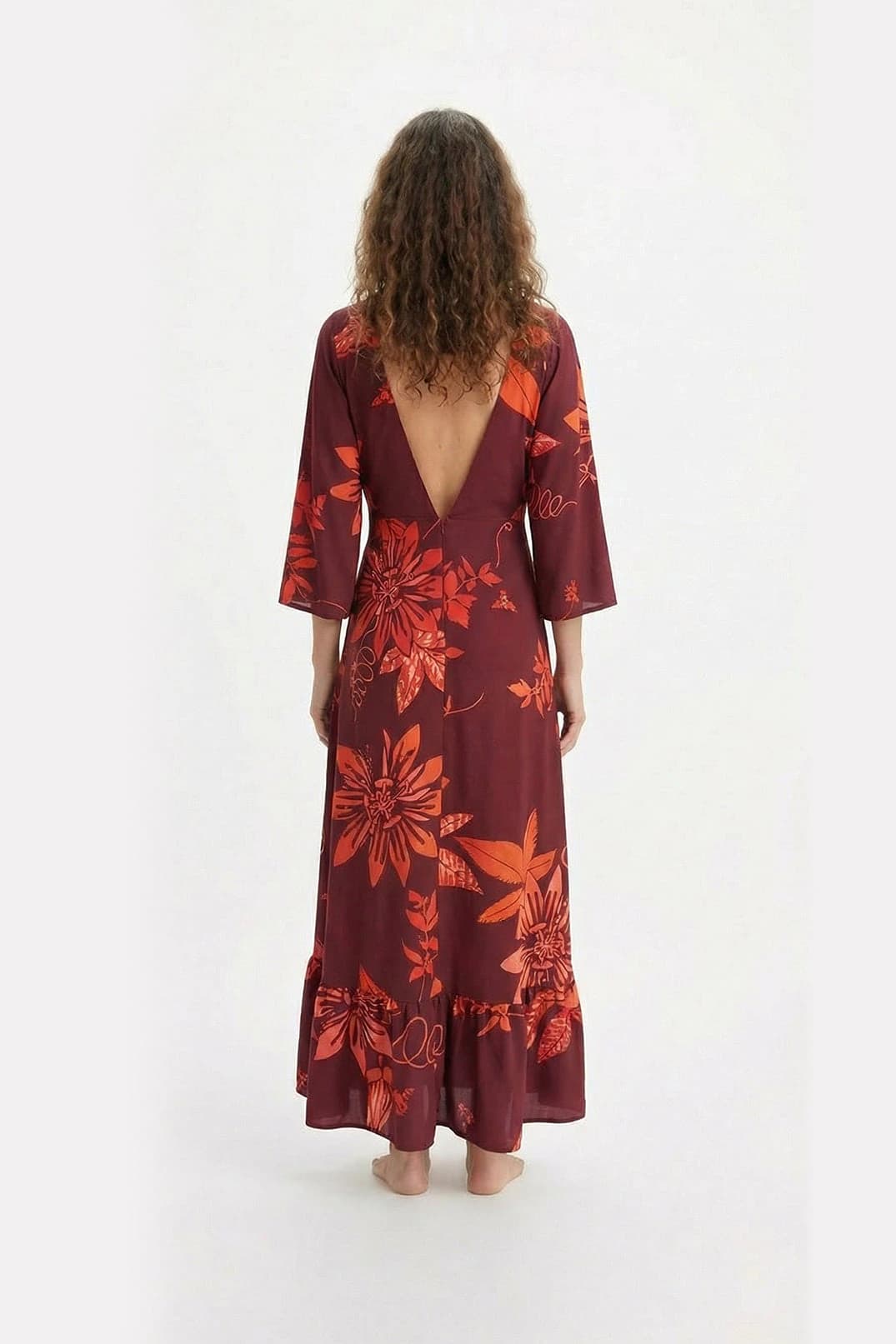 Vestido Magdalena Chulupa Burgundi - imagen 7