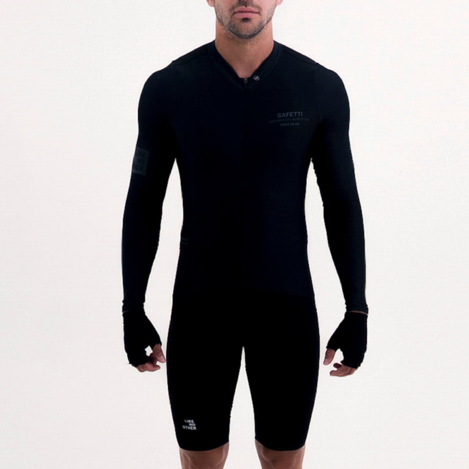 CAMISA CICLISMO MANGA LARGA LATITUDE NERO PARA HOMBRE - imagen 3