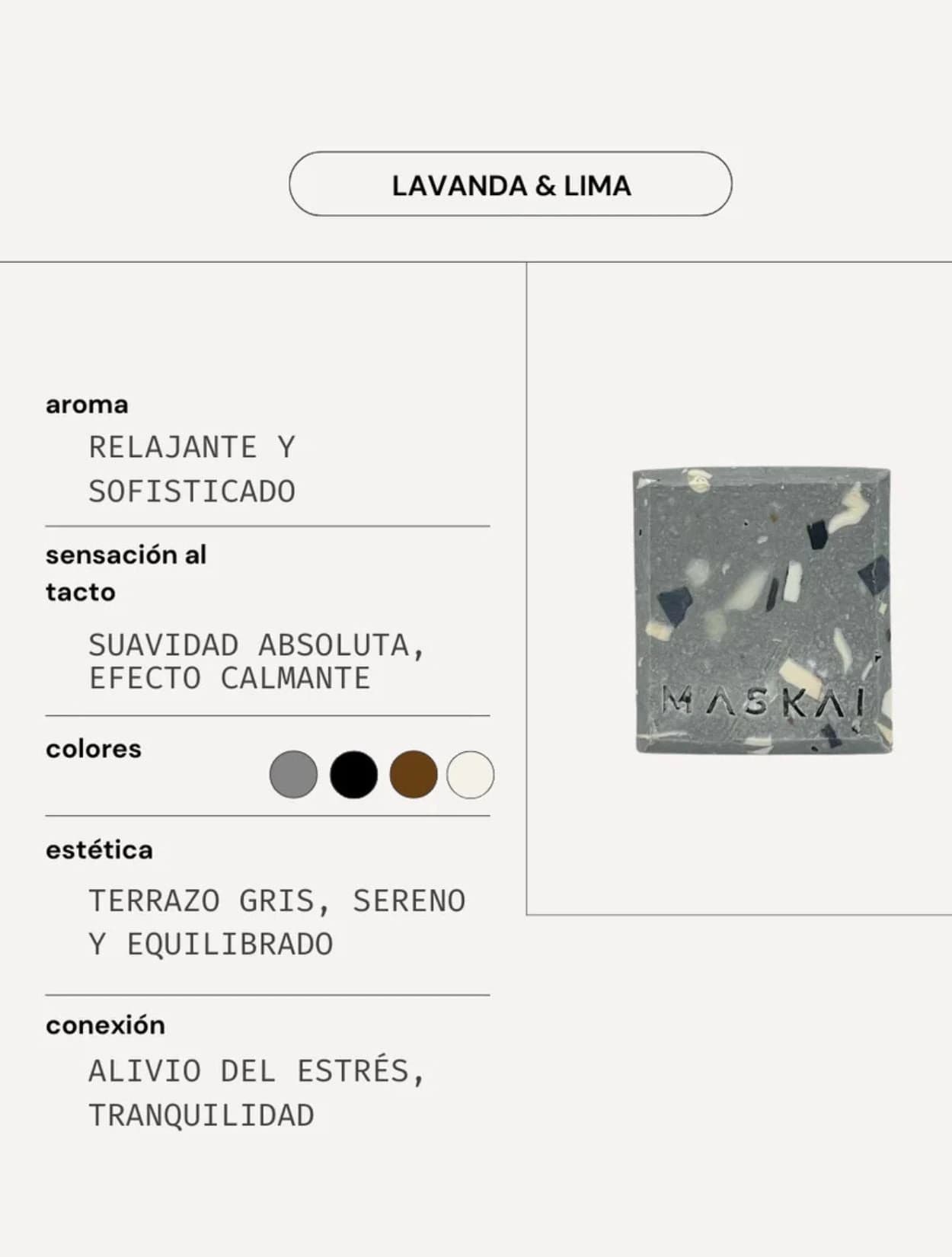 JABÓN ARTESANAL CON LAVANDA & LIMA - imagen 3