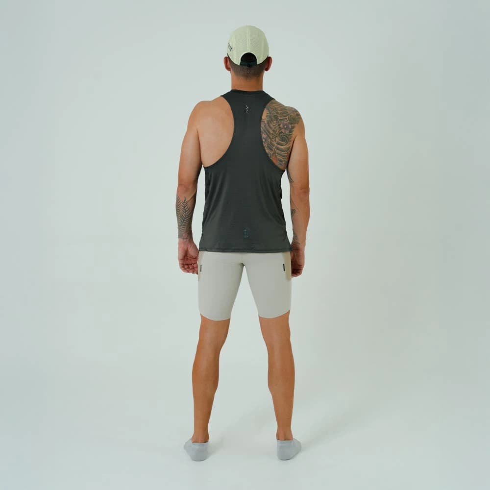 CAMISETA RUNNING MANGA SISA PACELINE GRIS PARA HOMBRE - imagen 2