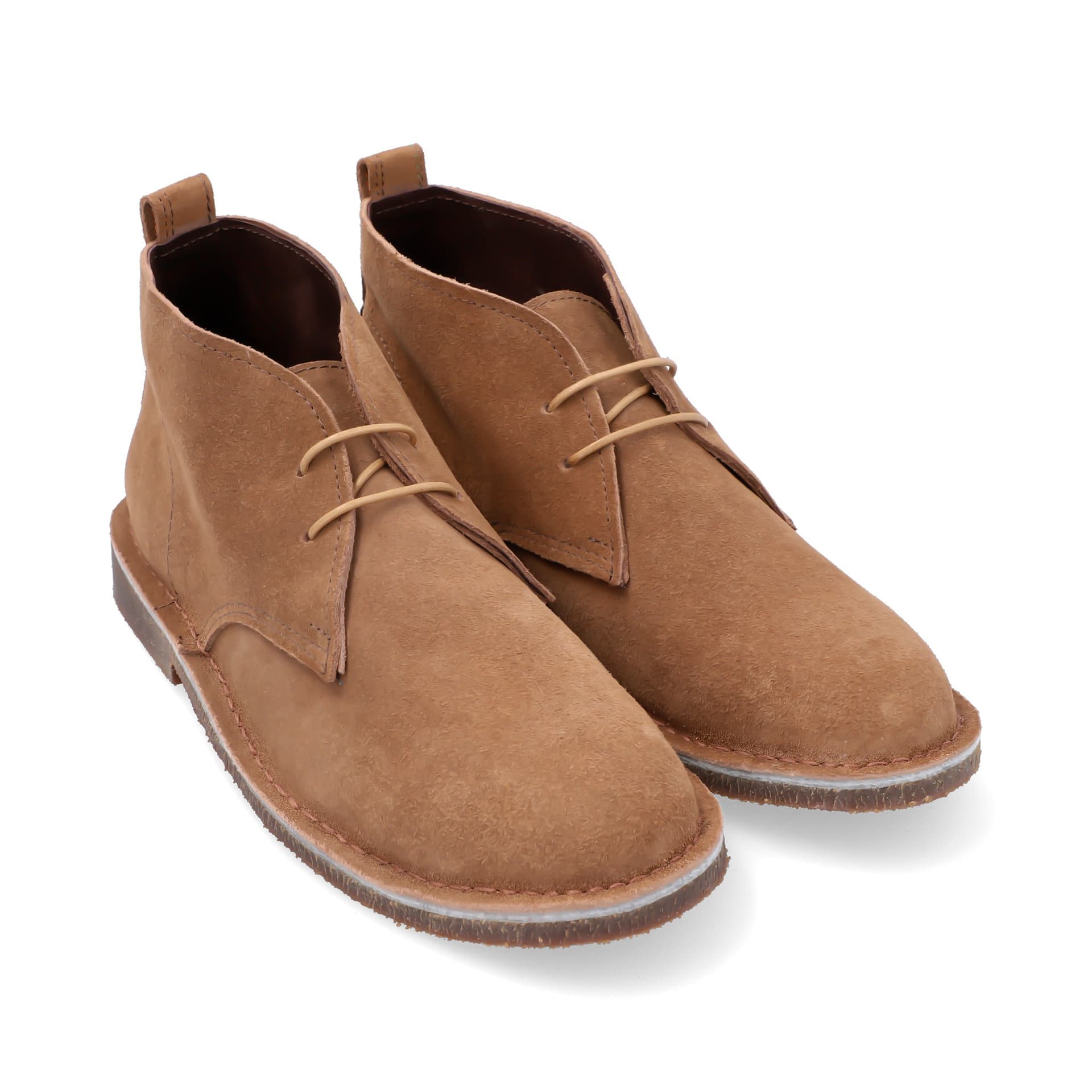 Botas Desert Hombre Cuero Carnaza Almendra - imagen 1