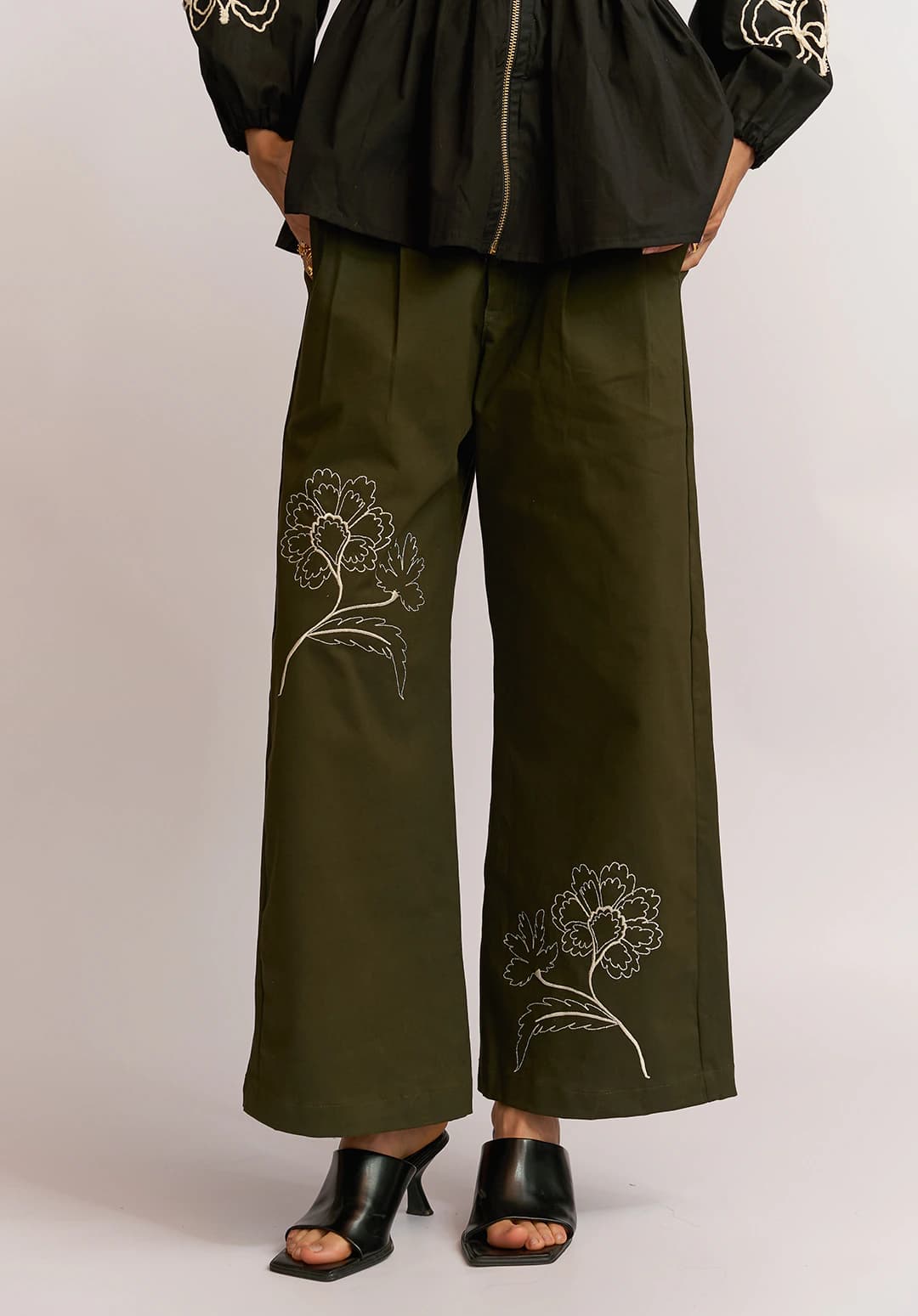 Pantalón Botánica Oliva - imagen 3