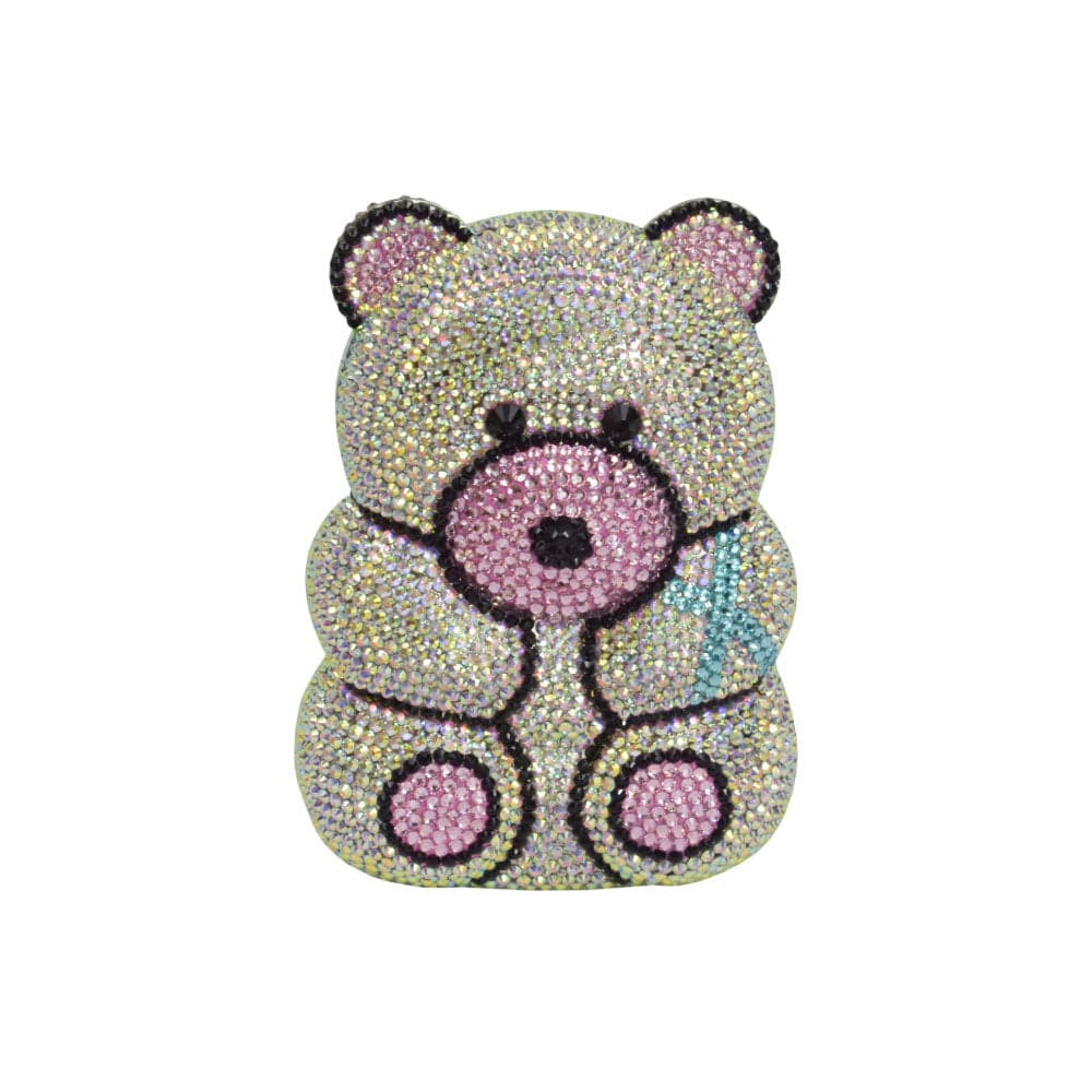Rhinestone Teddy Bear Clutch - imagen 1
