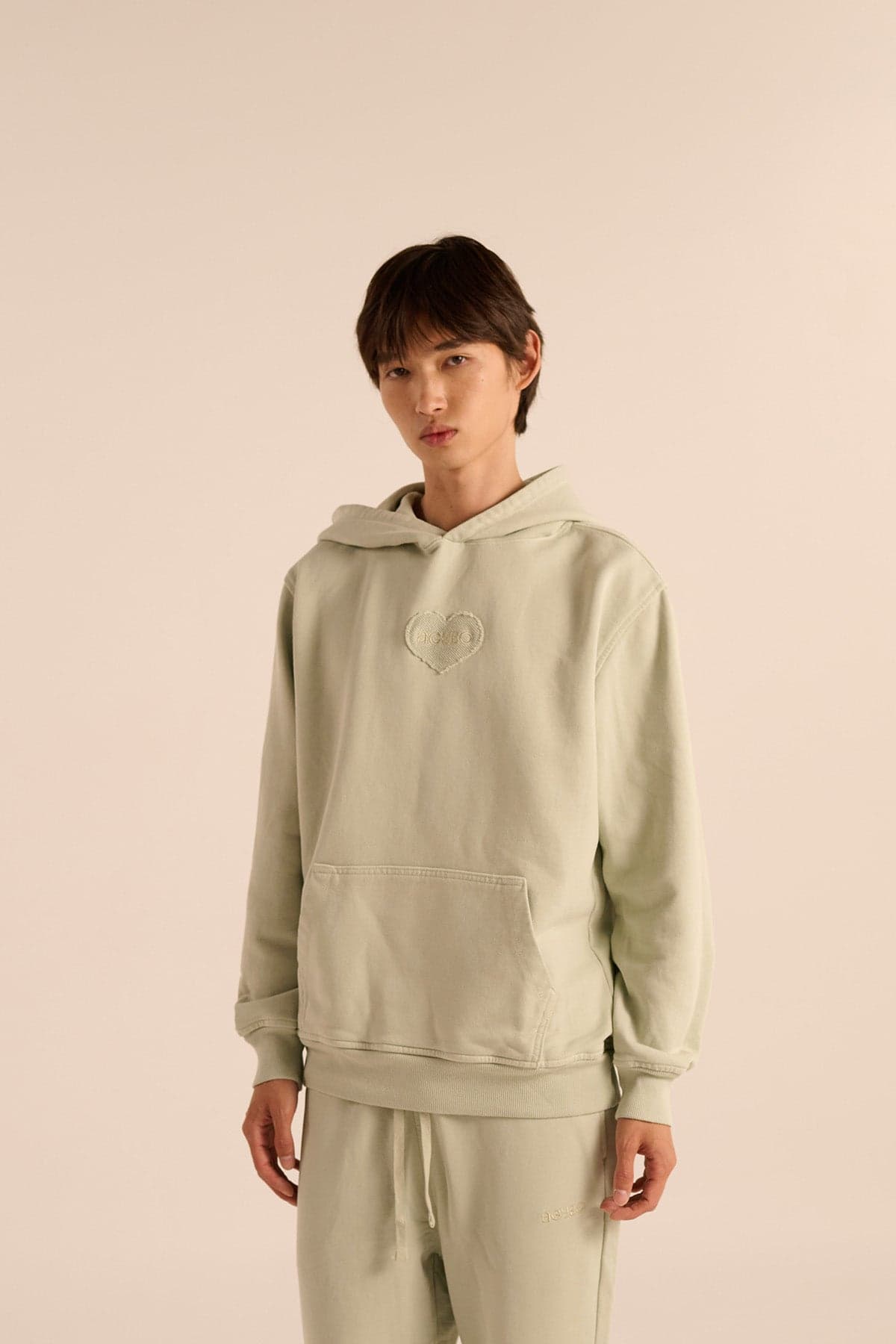 CORE HOODIE LIGHT GREEN - imagen 4