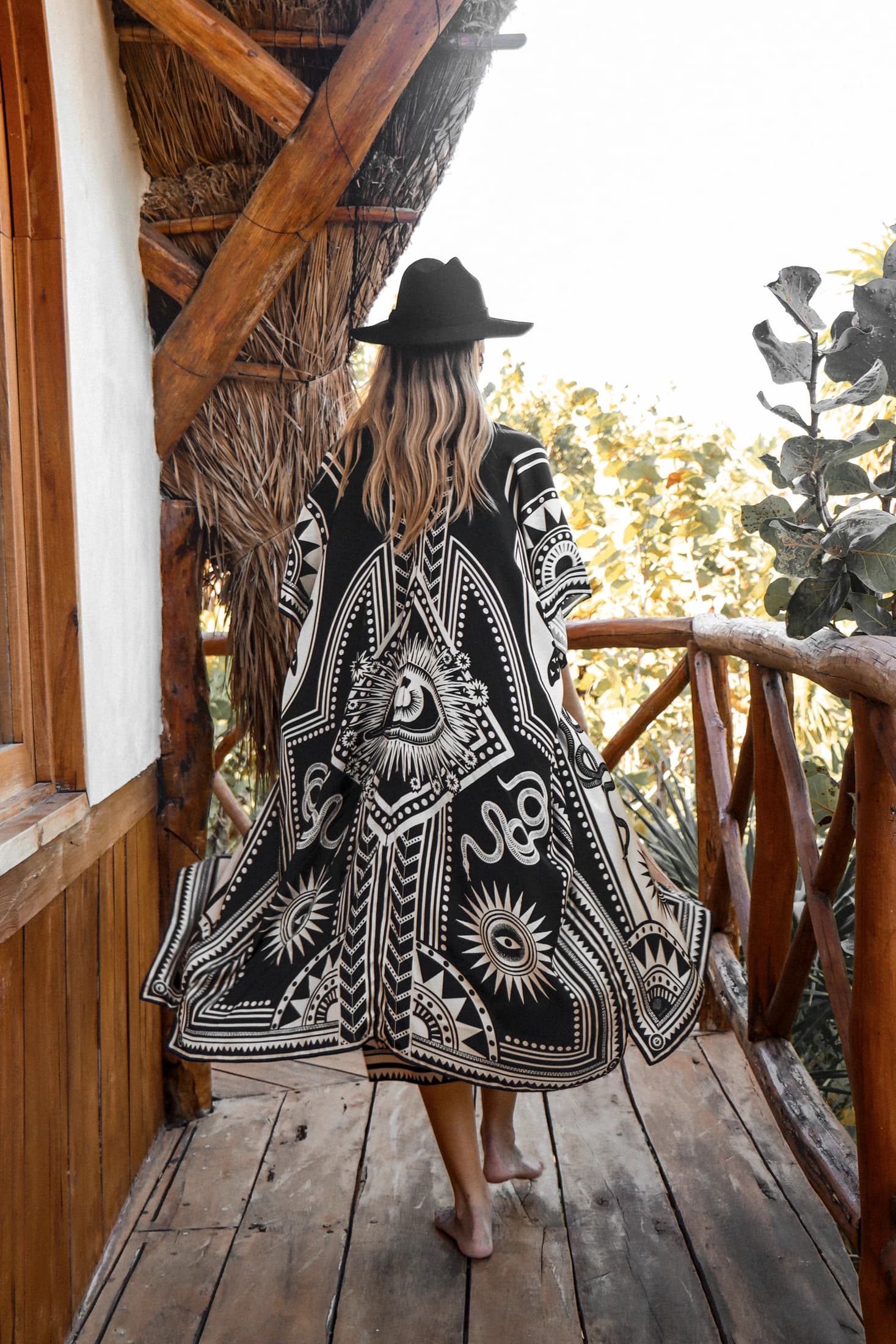 Kimono Nazar, Negro - imagen 3