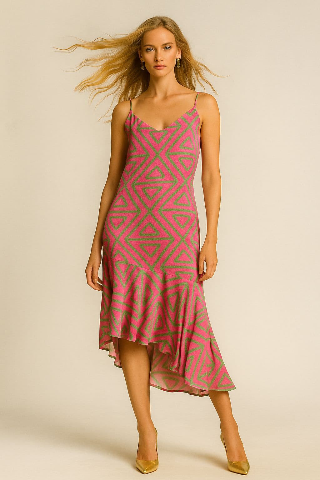Vestido Mocan Fucsia E - imagen 1