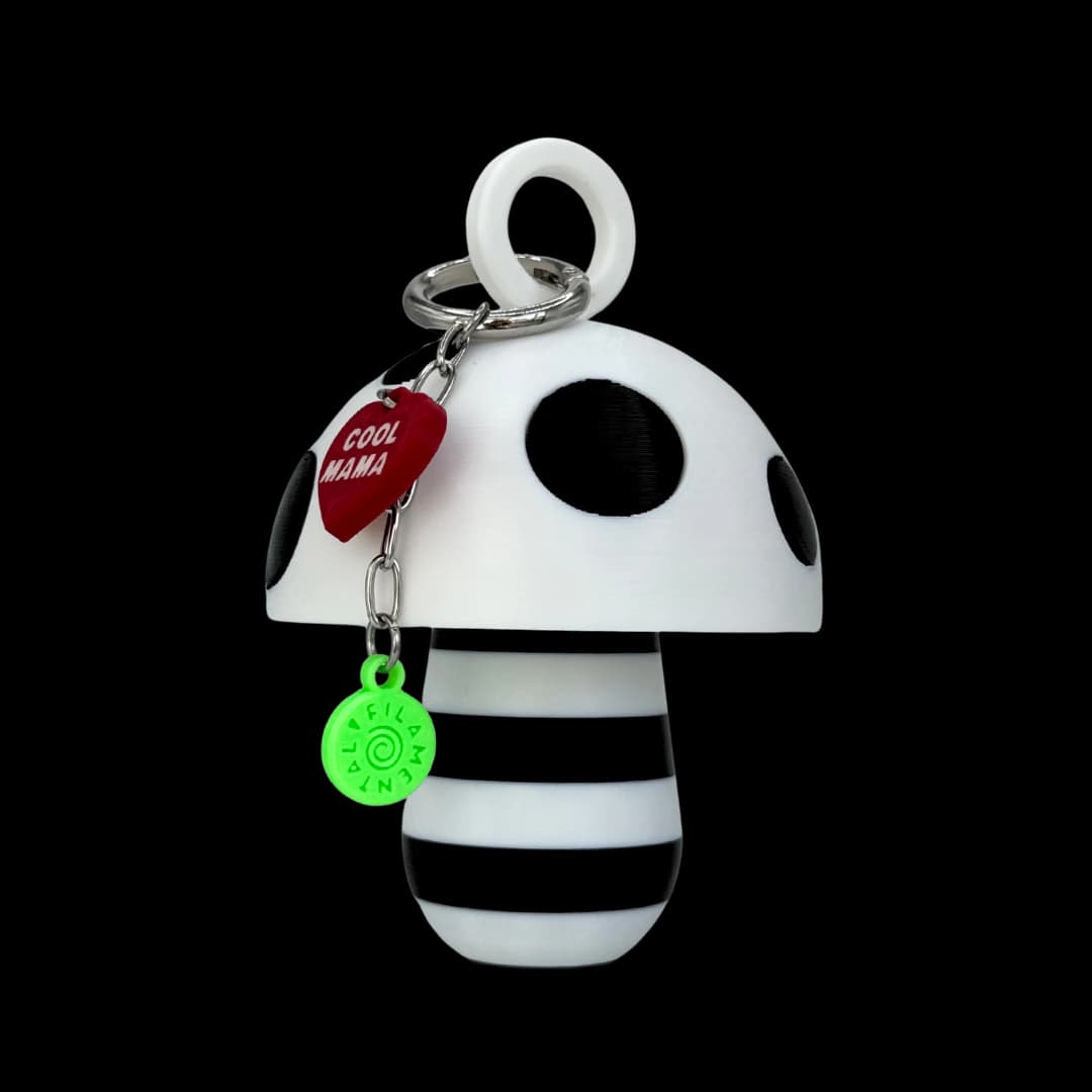 LIPSTICK CASE HONGO RAYAS NEGRO/BLANCO