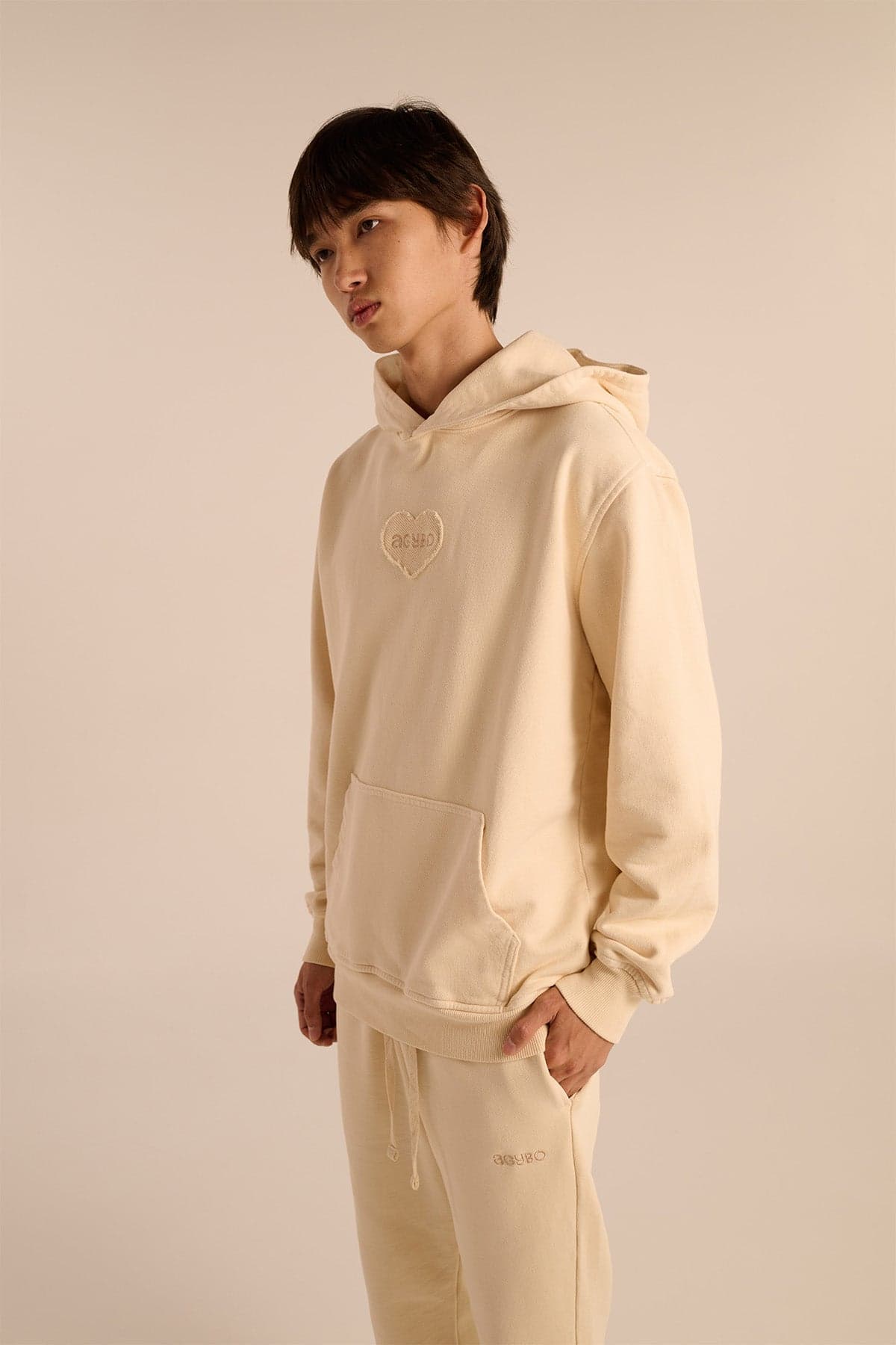 CORE HOODIE BEIGE - imagen 5