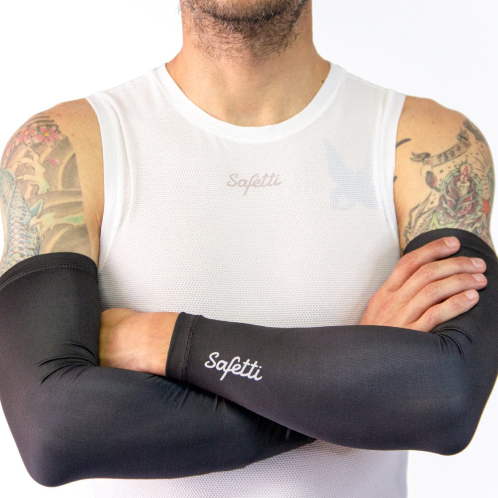 MANGUILLA CICLISMO ESSENZIAL TRASCENDENZA BLACK UNISEX - imagen 2