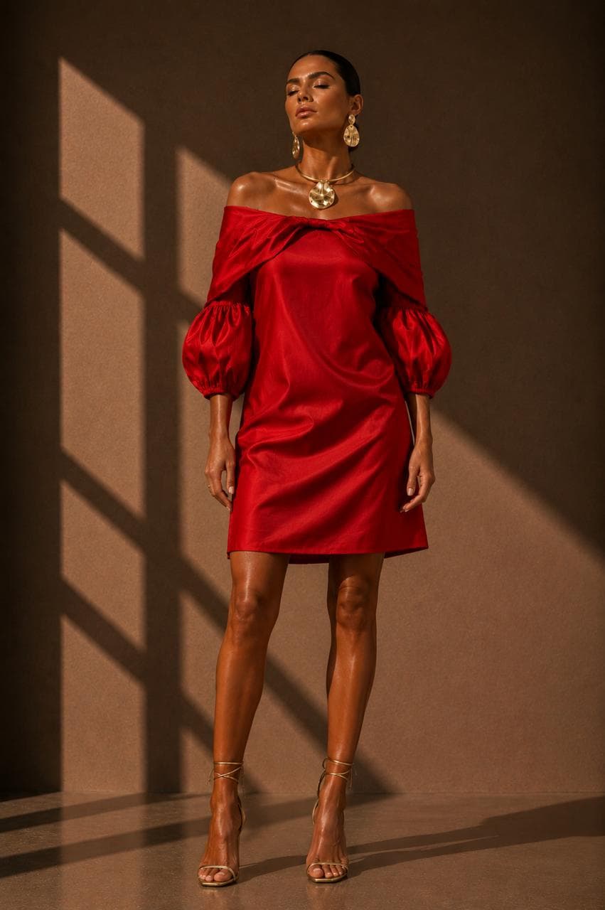 Vestido Magdis Rojo - imagen 2