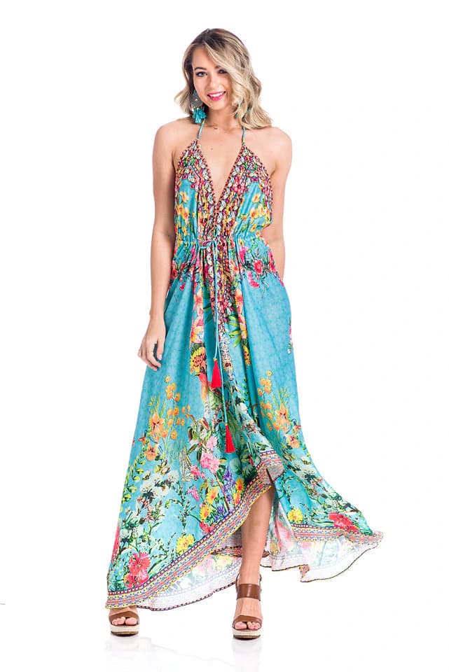 Hawaii Style Halter Dress - imagen 1