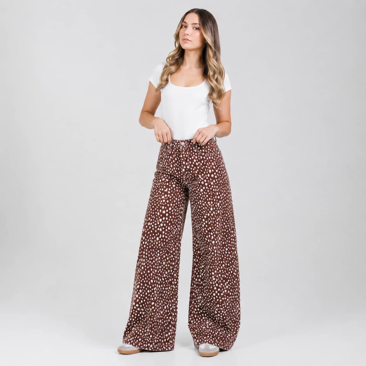 Jean Wide Leg Ax-3128 licrado Premium